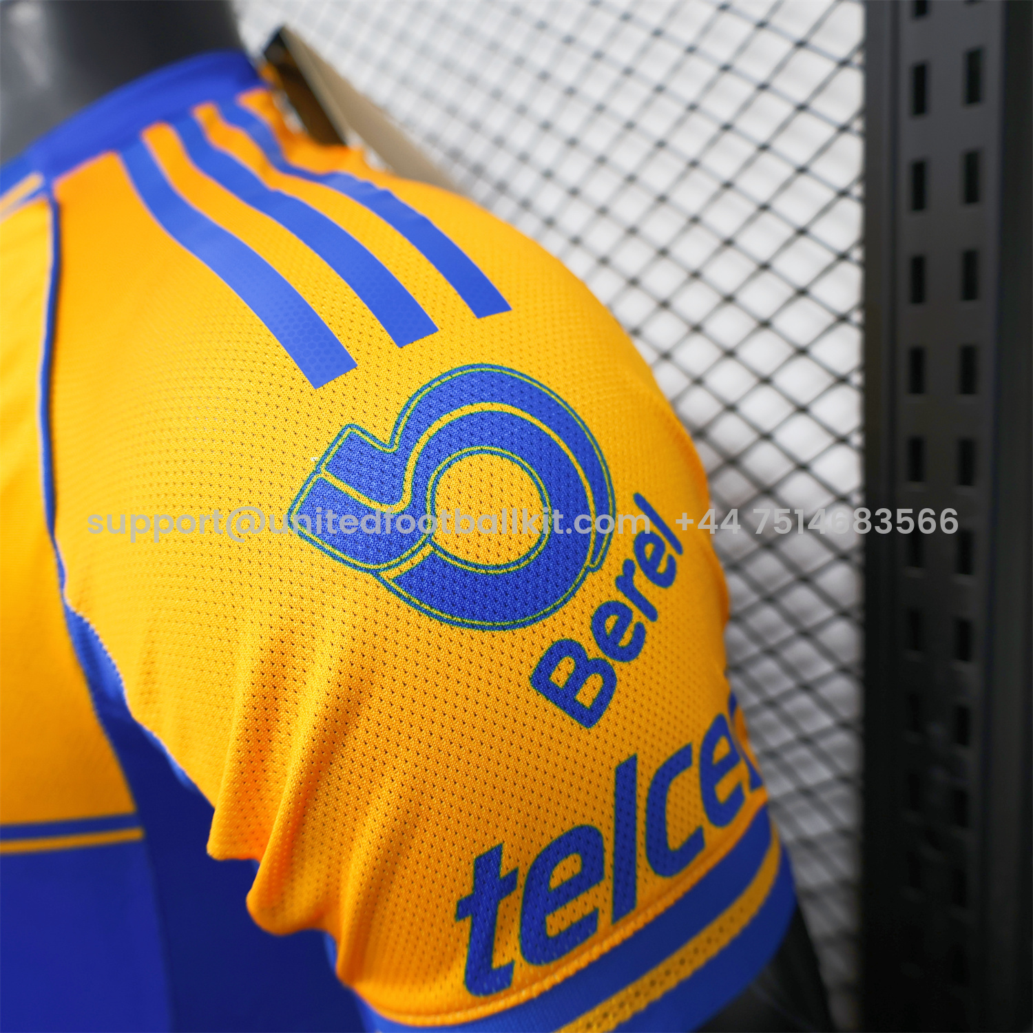 Unitedfootballkit.com | Tigres UANL 25-26 Home Jersey - Player Version -Customize Name, Number and Patch | Worldwide Shipping