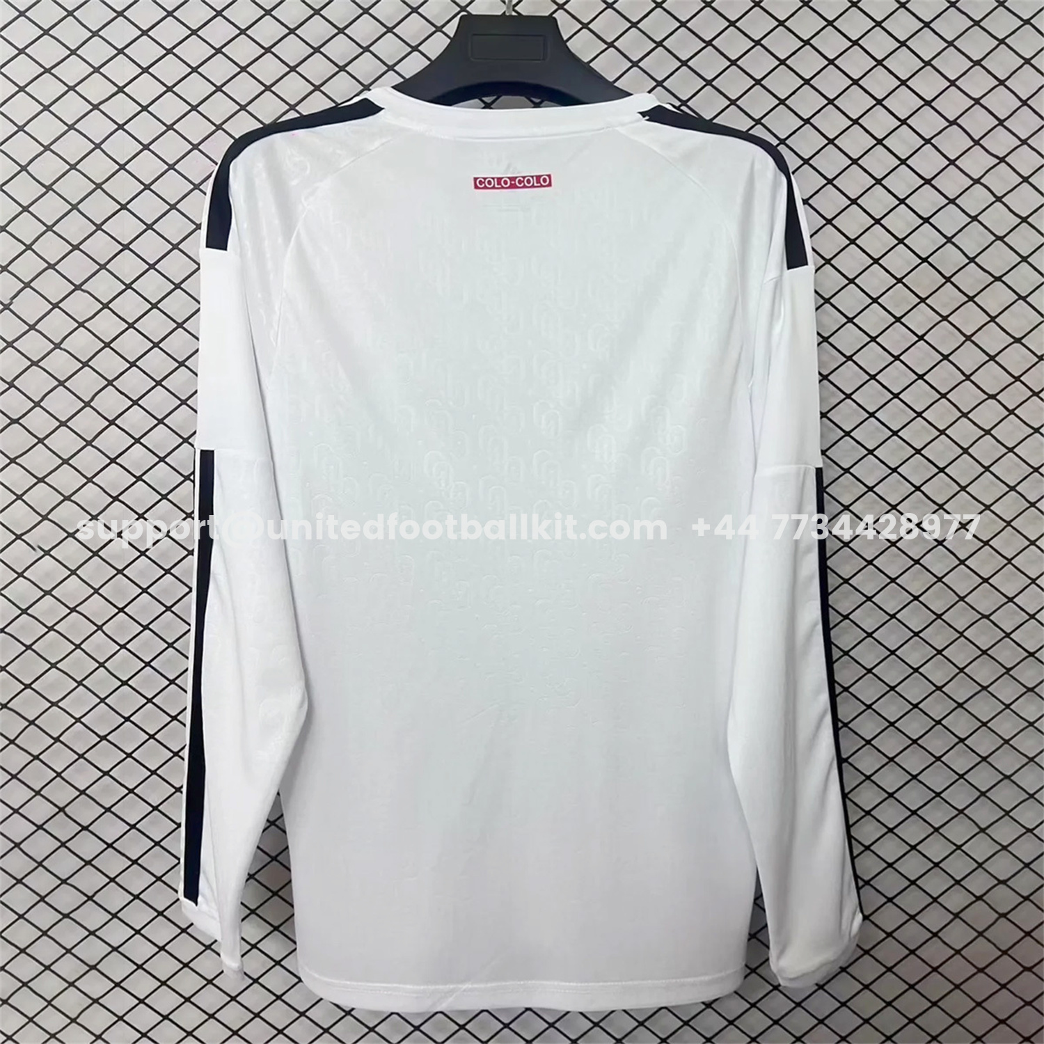 Unitedfootballkit.com | Colo Colo 25-26 Home Long Sleeves Jersey - Fans Version -Customize Name, Number and Patch | Worldwide Shipping