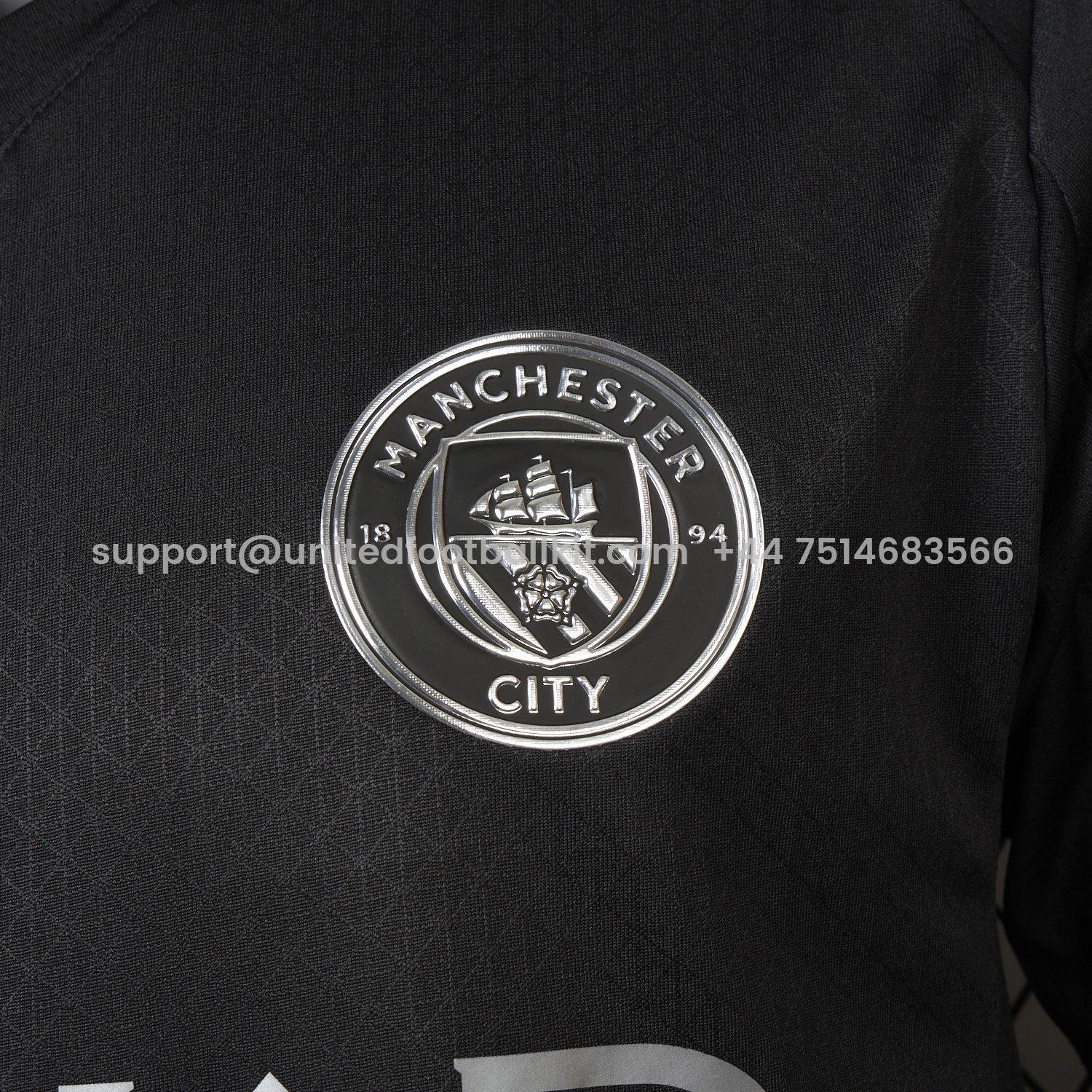 Unitedfootballkit.com | Manchester City 25-26 Away Black Jersey - Player Version -Customize Name, Number and Patch | Worldwide Shipping