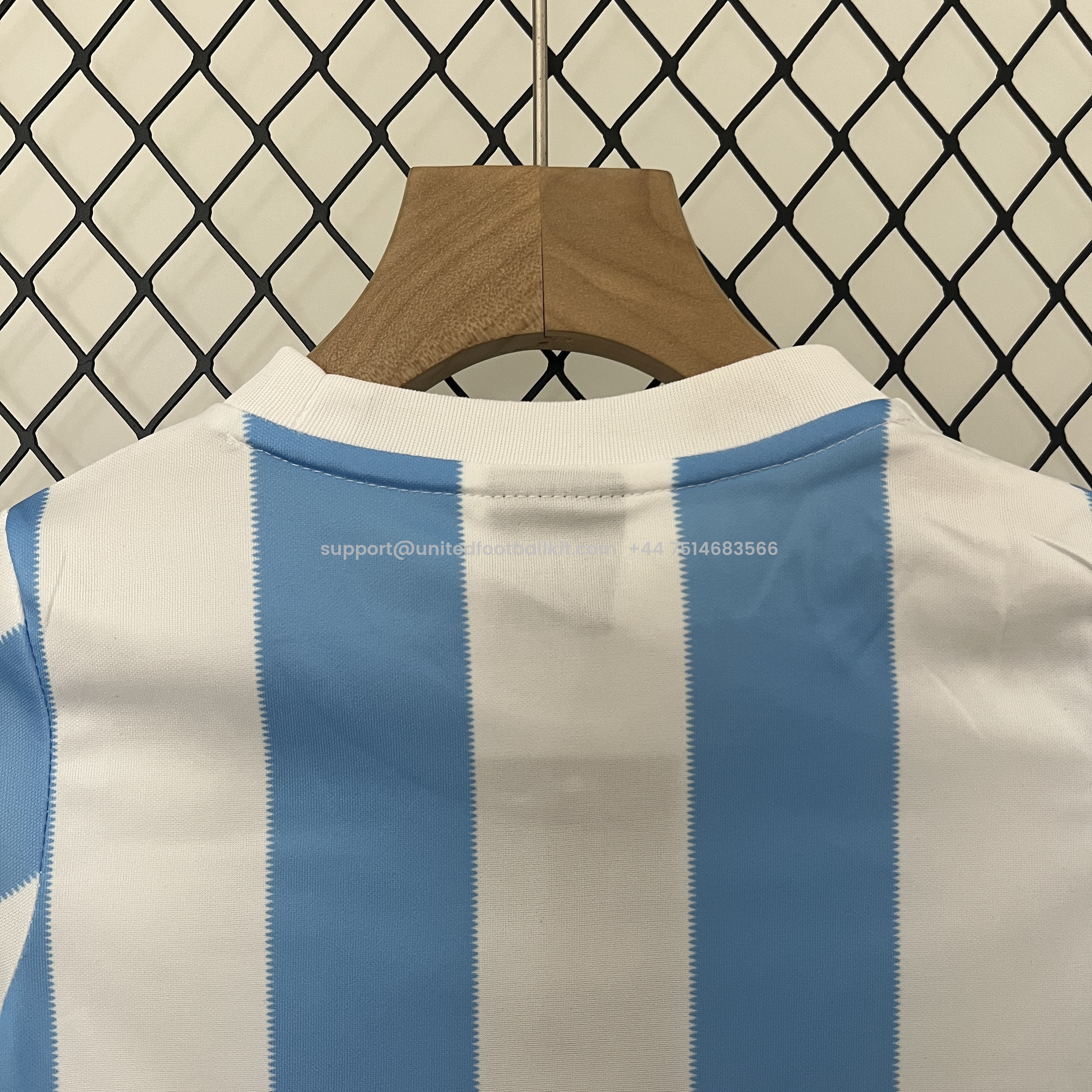 Unitedfootballkit.com | Retro Argentina 1986 Home Stadium Kids Kit -Customize Name, Number and Patch | Worldwide Shipping