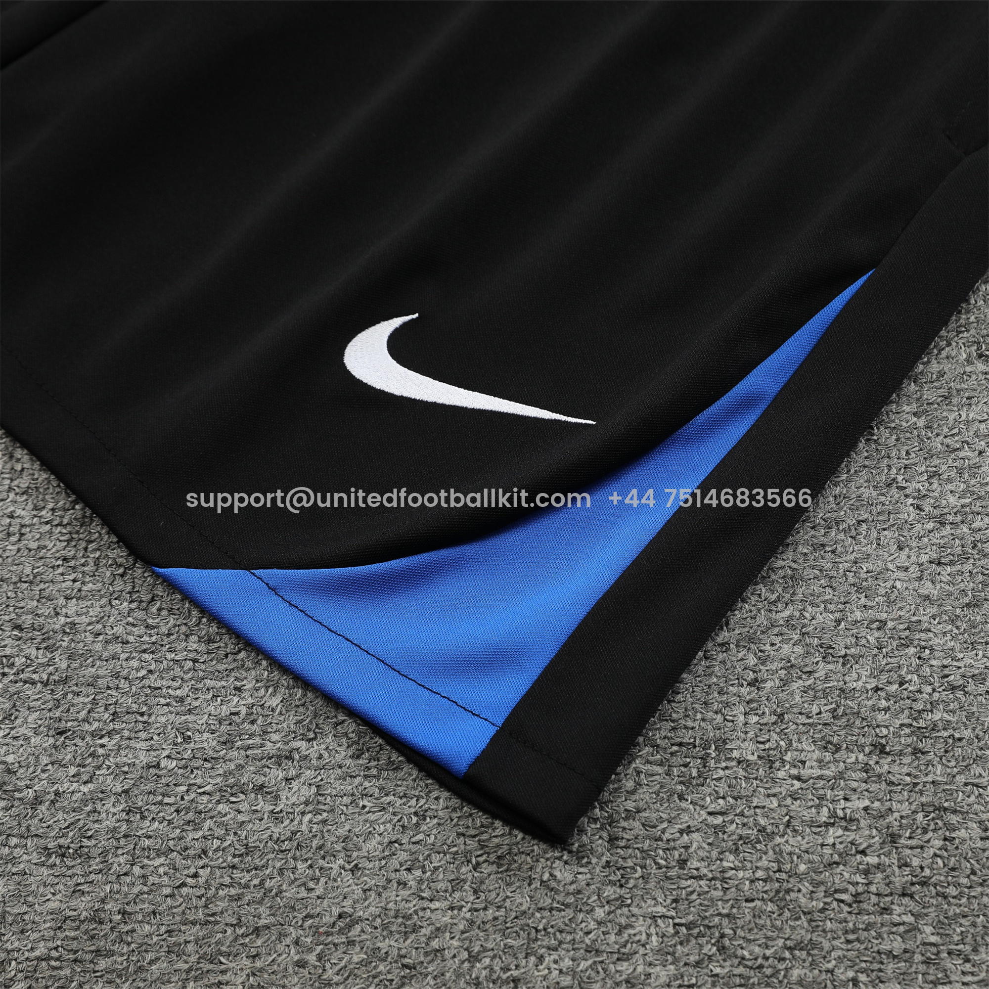 Unitedfootballkit.com | Barcelona 24-25 Training Vest Suit - Black -Customize Name, Number and Patch | Worldwide Shipping