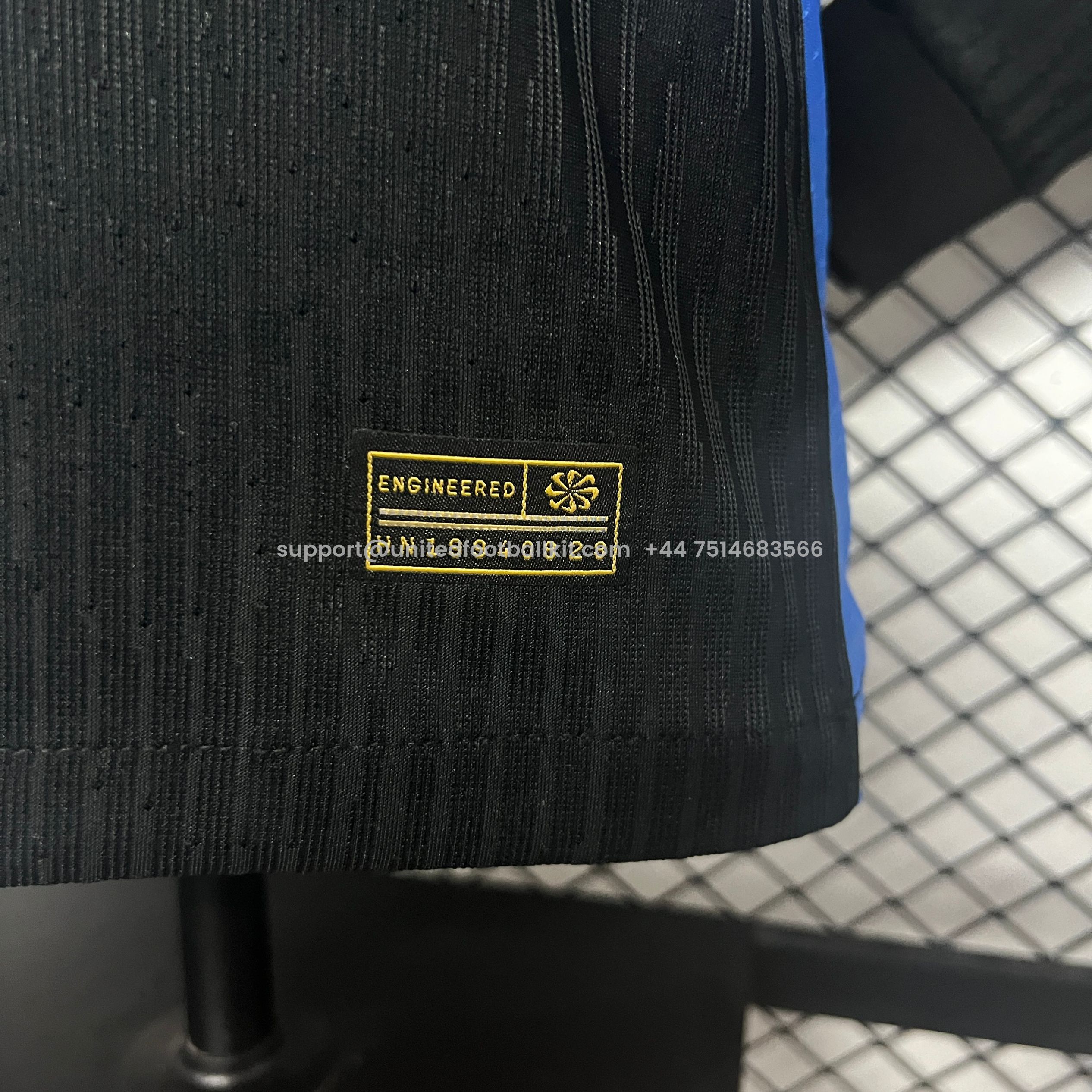 Unitedfootballkit.com | Barcelona 24-25 Away Long Sleeve Jersey - Player Version -Customize Name, Number and Patch | Worldwide Shipping