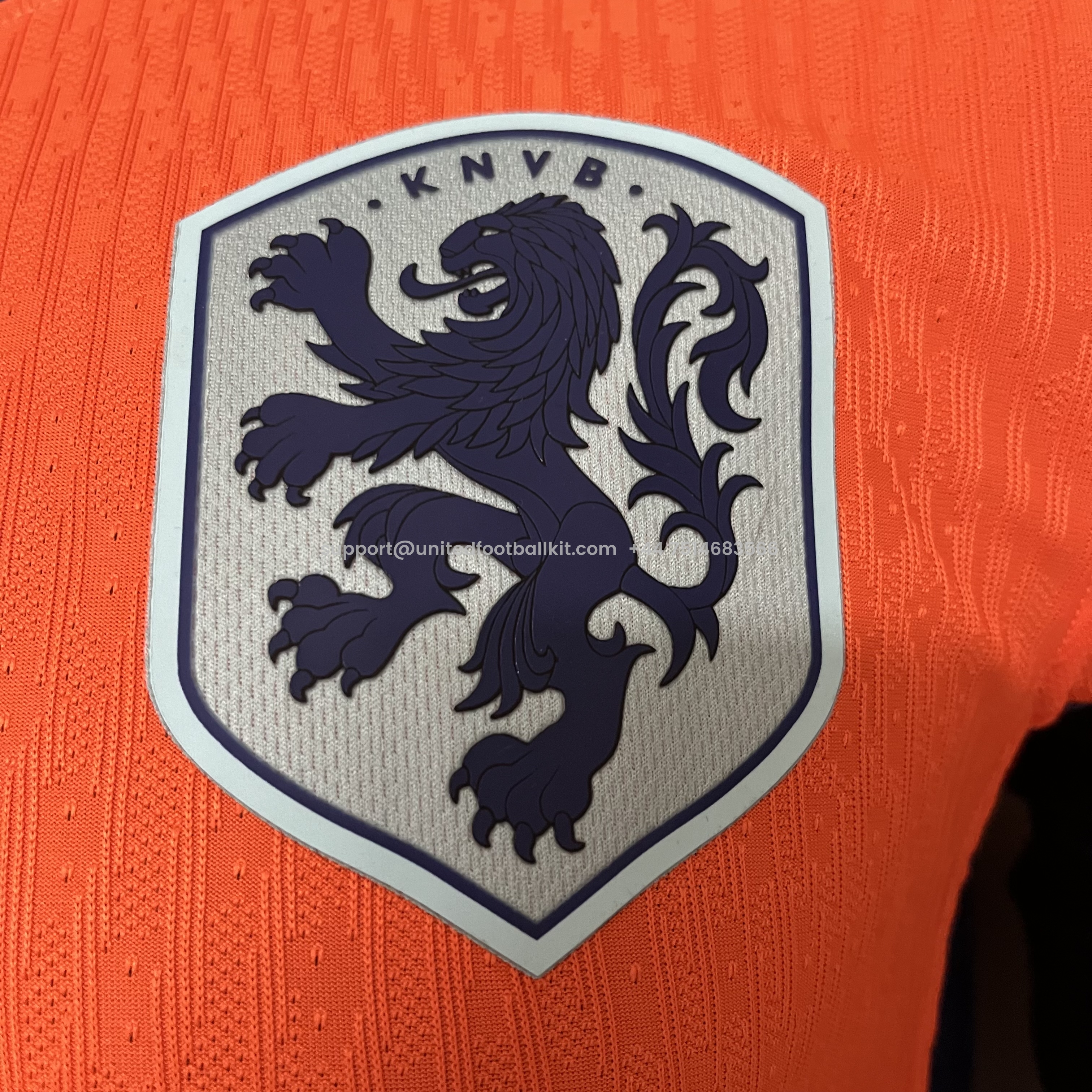 Unitedfootballkit.com | Netherlands 2024 Home Stadium Jersey - Player Version -Customize Name, Number and Patch | Worldwide Shipping