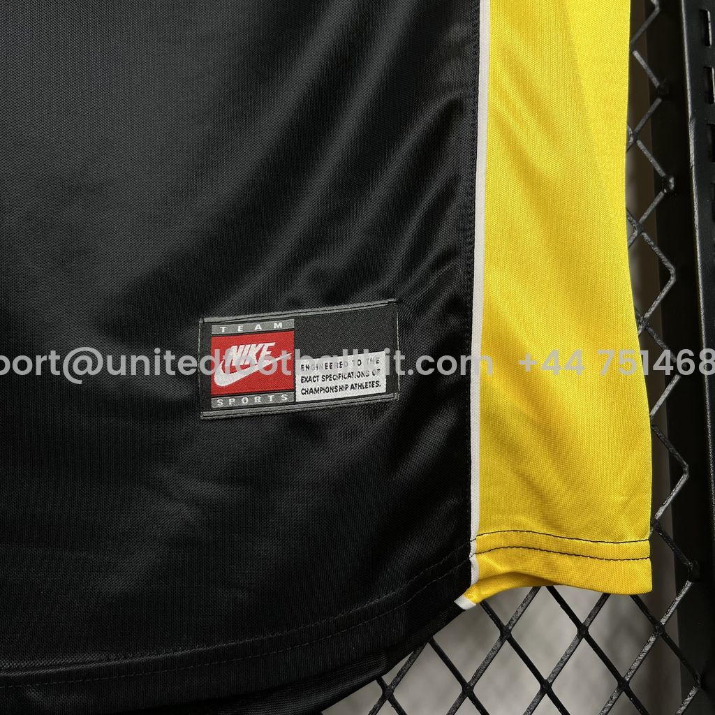 Unitedfootballkit.com | Retro Dortmund 1998-00 Away Jersey -Customize Name, Number and Patch | Worldwide Shipping