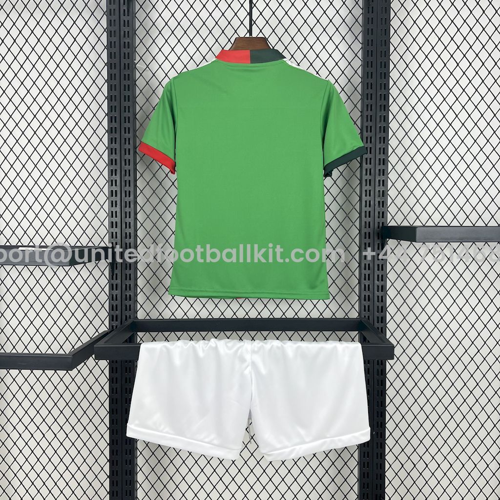 Unitedfootballkit.com | Mexico 25-26 Home Kids Kit -Customize Name, Number and Patch | Worldwide Shipping