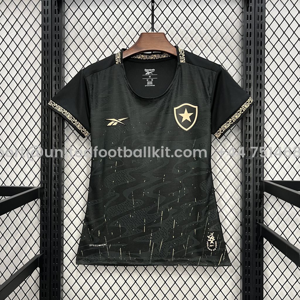 Unitedfootballkit.com | Women's Botafogo 2024 Away Unsponsored Jersey -Customize Name, Number and Patch | Worldwide Shipping