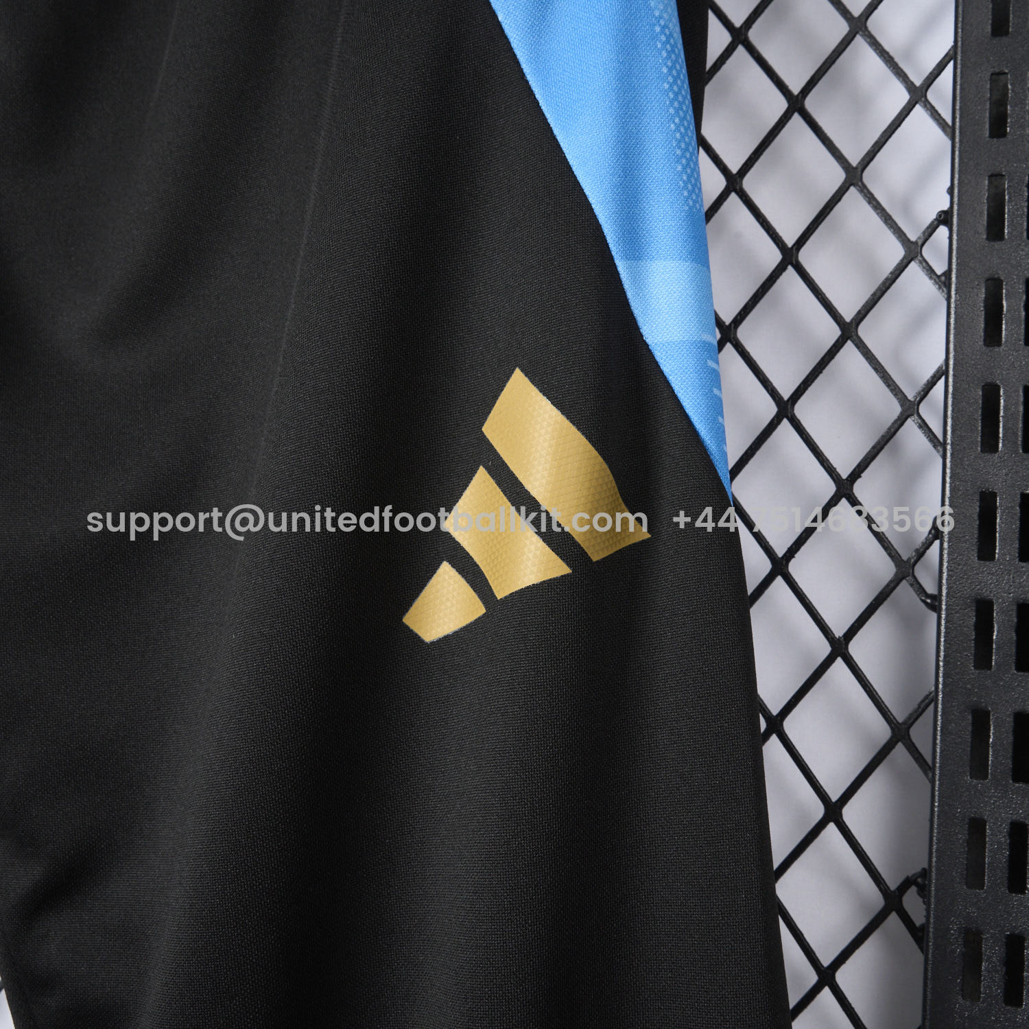 Unitedfootballkit.com | Argentina 24-25 Black Training Pants - Player Version -Customize Name, Number and Patch | Worldwide Shipping