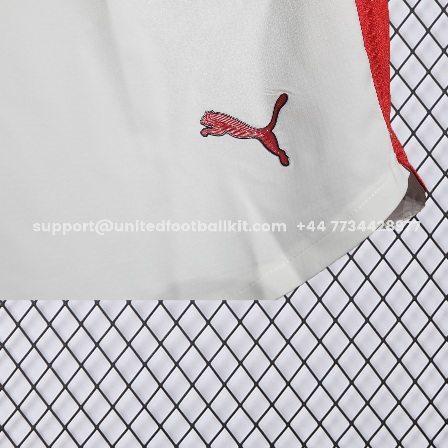 Unitedfootballkit.com | AC Milan 25-26 Away White Shorts - Player Version -Customize Name, Number and Patch | Worldwide Shipping