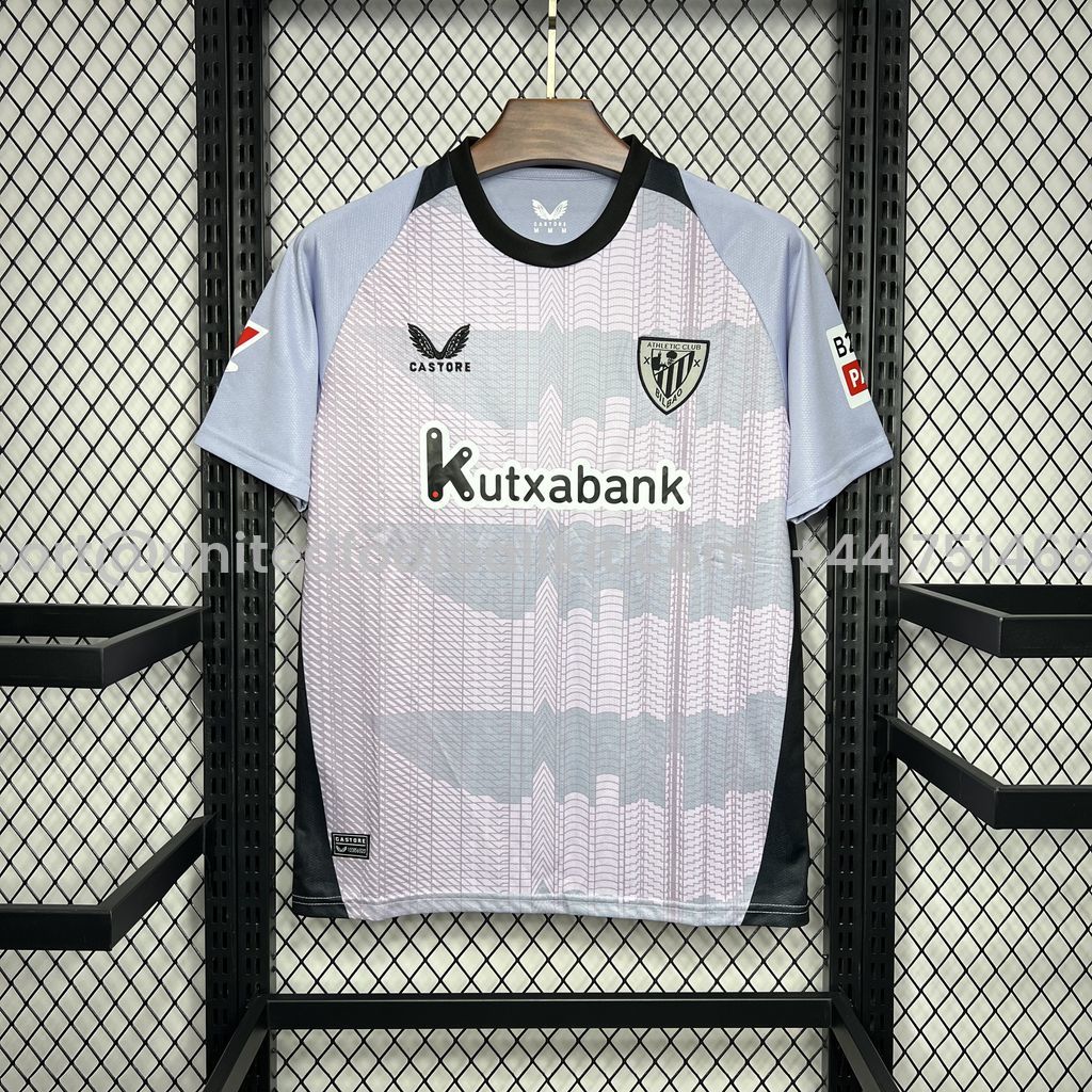 Unitedfootballkit.com | Athletic Bilbao 24-25 Third Jersey - Fans Version -Customize Name, Number and Patch | Worldwide Shipping