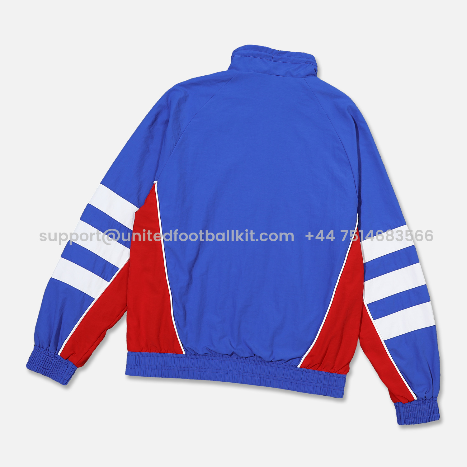 Unitedfootballkit.com | Bayern Munich 24-25 Blue Throwback Windbreaker Suit - Jackets & Pants -Customize Name, Number and Patch | Worldwide Shipping