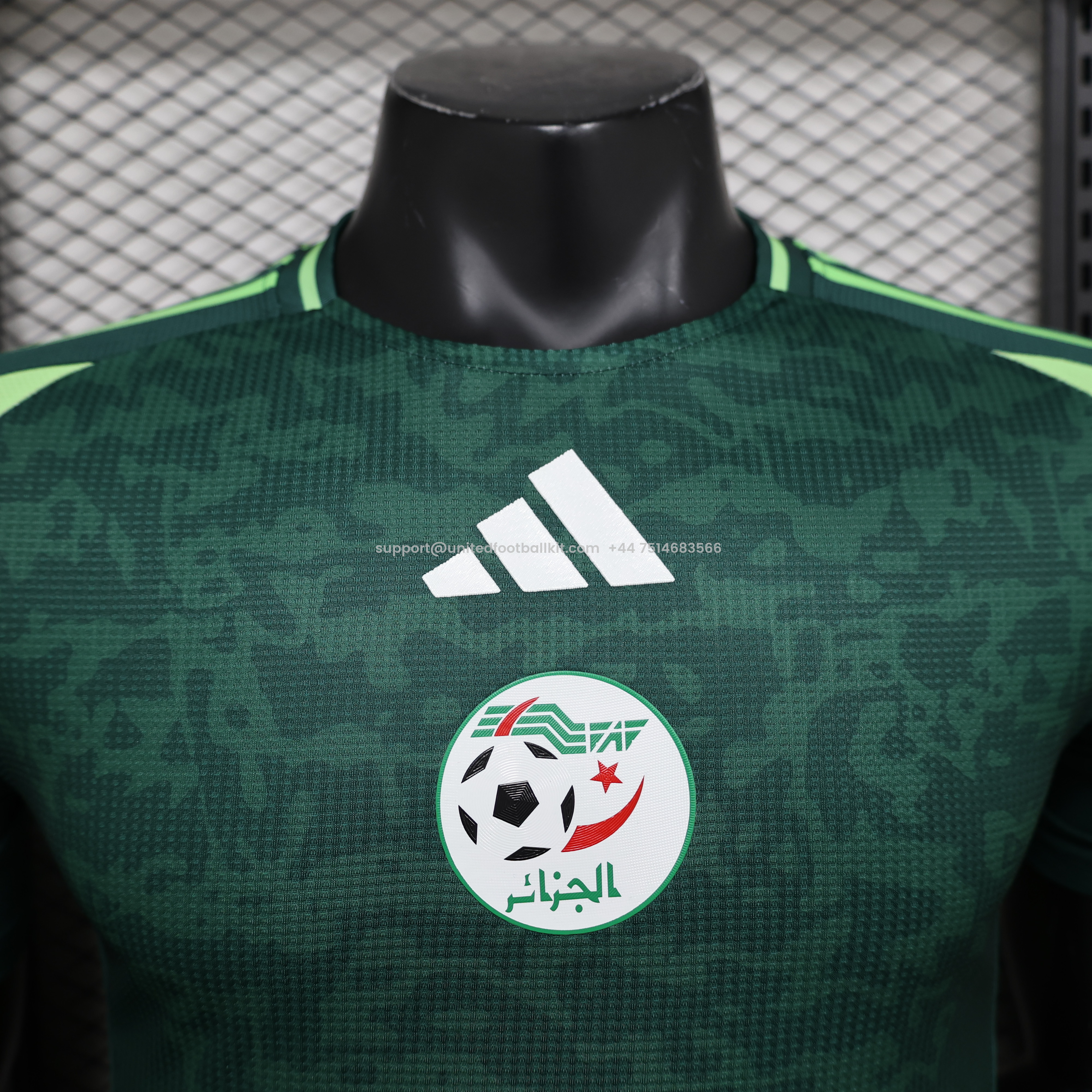 Unitedfootballkit.com | Algeria 2024 Away Jersey - Player Version -Customize Name, Number and Patch | Worldwide Shipping