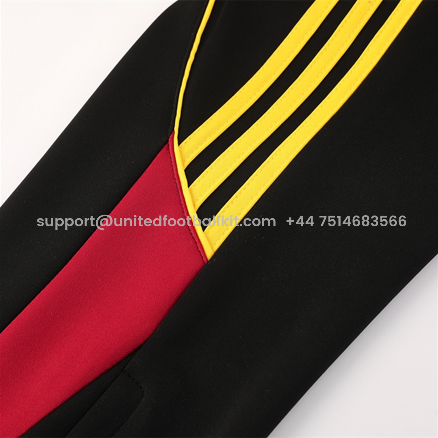 Unitedfootballkit.com | Arsenal 25-26 Jacket Training Tracksuit - Red Jackets & Black Pants -Customize Name, Number and Patch | Worldwide Shipping