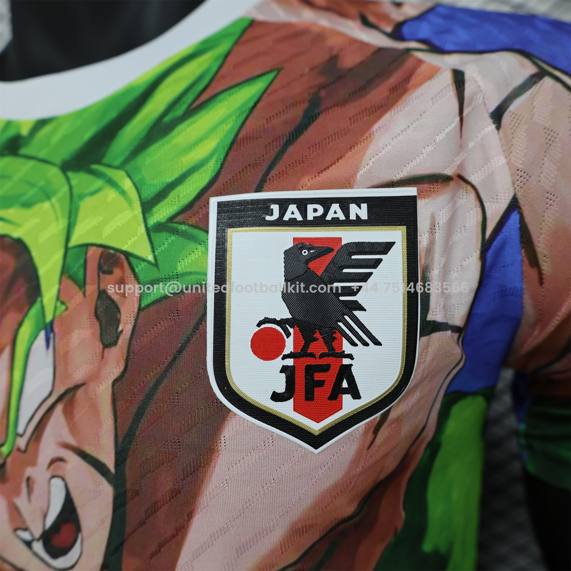 Unitedfootballkit.com | Japan 2024 Super Saiyan Broli Special Edition Jersey - Player Version -Customize Name, Number and Patch | Worldwide Shipping