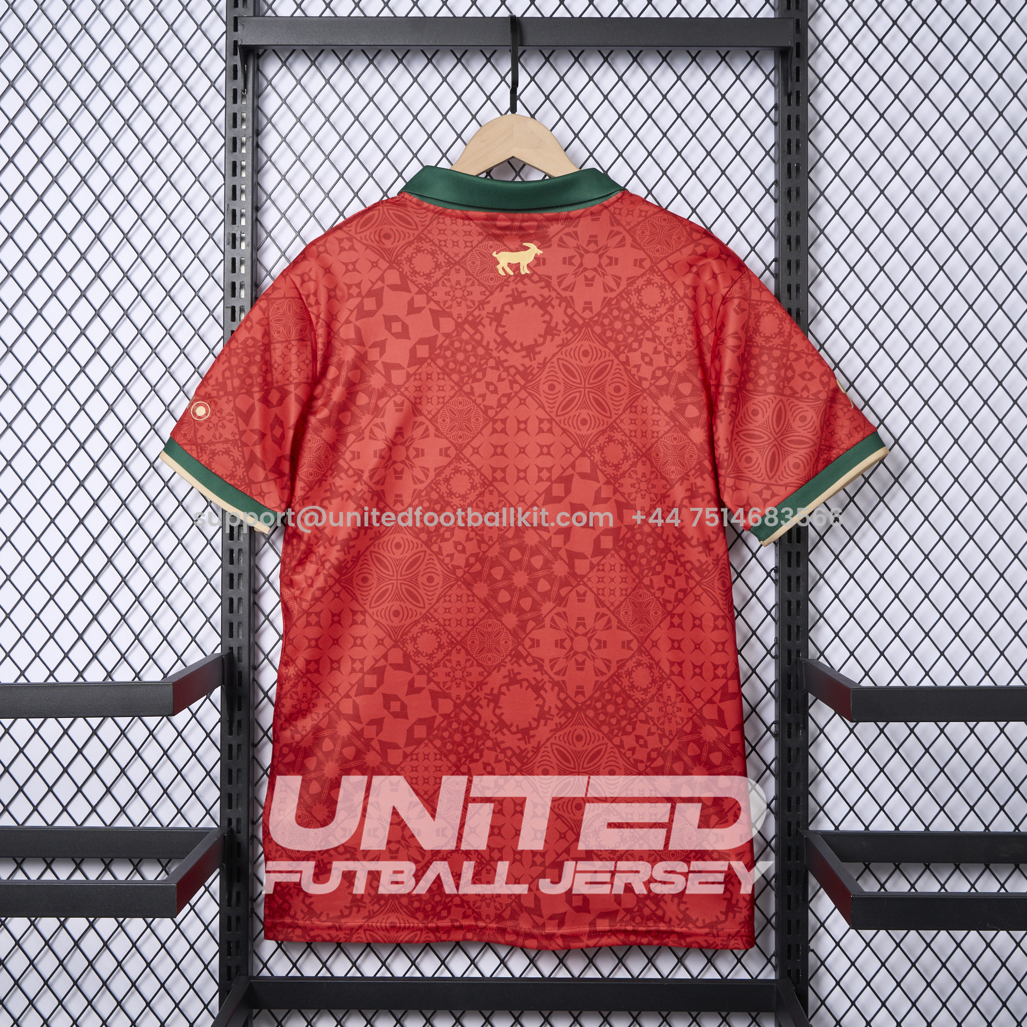 Unitedfootballkit.com | Portugal 2024-25 COMMA C.Ronaldo Jersey - Fans Version -Customize Name, Number and Patch | Worldwide Shipping