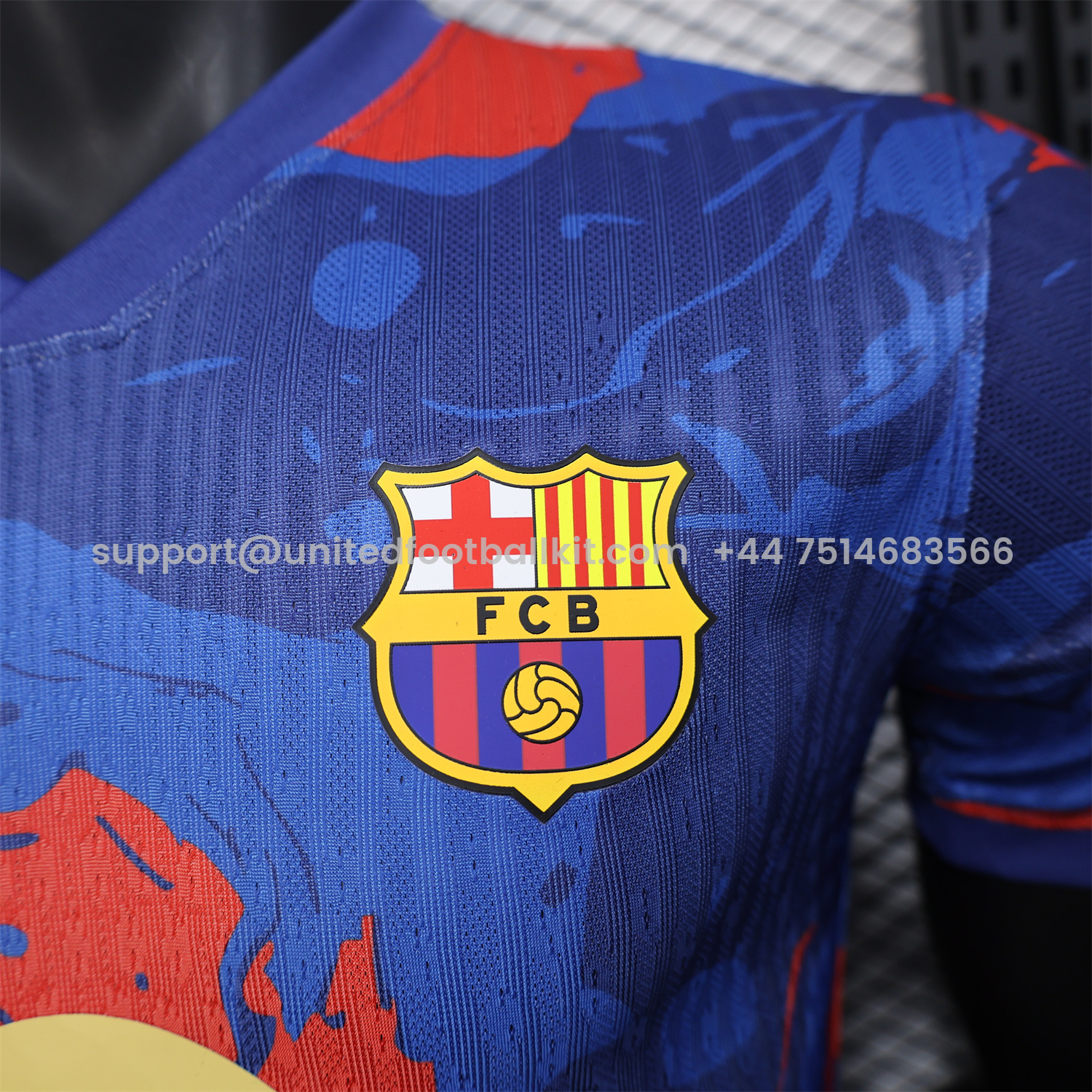Unitedfootballkit.com | Barcelona 25-26 Fire Dragon Special Edition Jersey - Player Version -Customize Name, Number and Patch | Worldwide Shipping