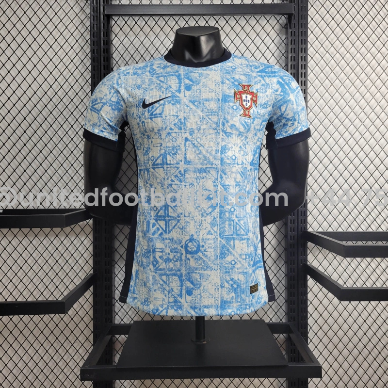 Unitedfootballkit.com | Portugal 2024 Away Stadium Jersey - Player Version -Customize Name, Number and Patch | Worldwide Shipping