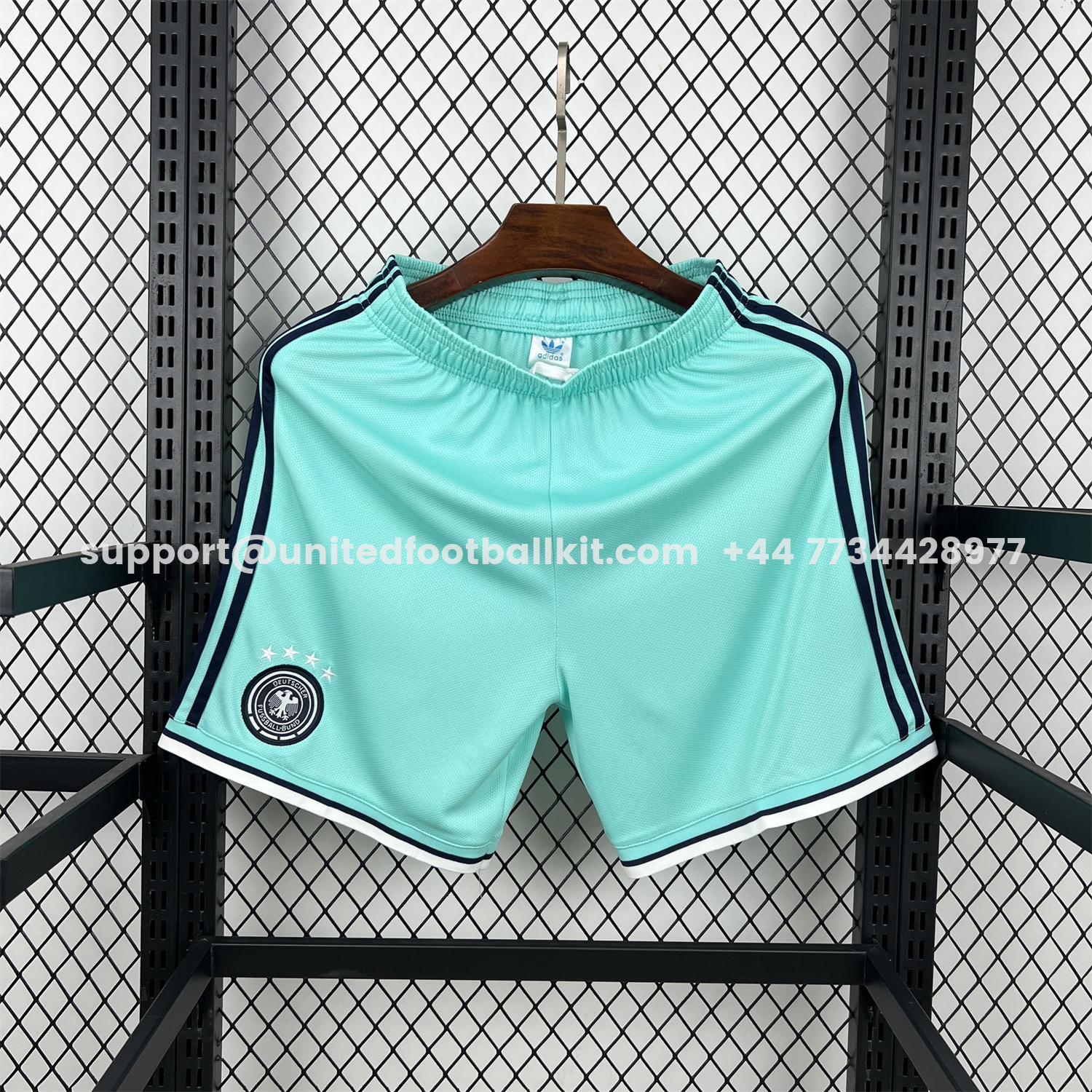 Unitedfootballkit.com | Germany 2026 Away Green Shorts - Fans Version -Customize Name, Number and Patch | Worldwide Shipping