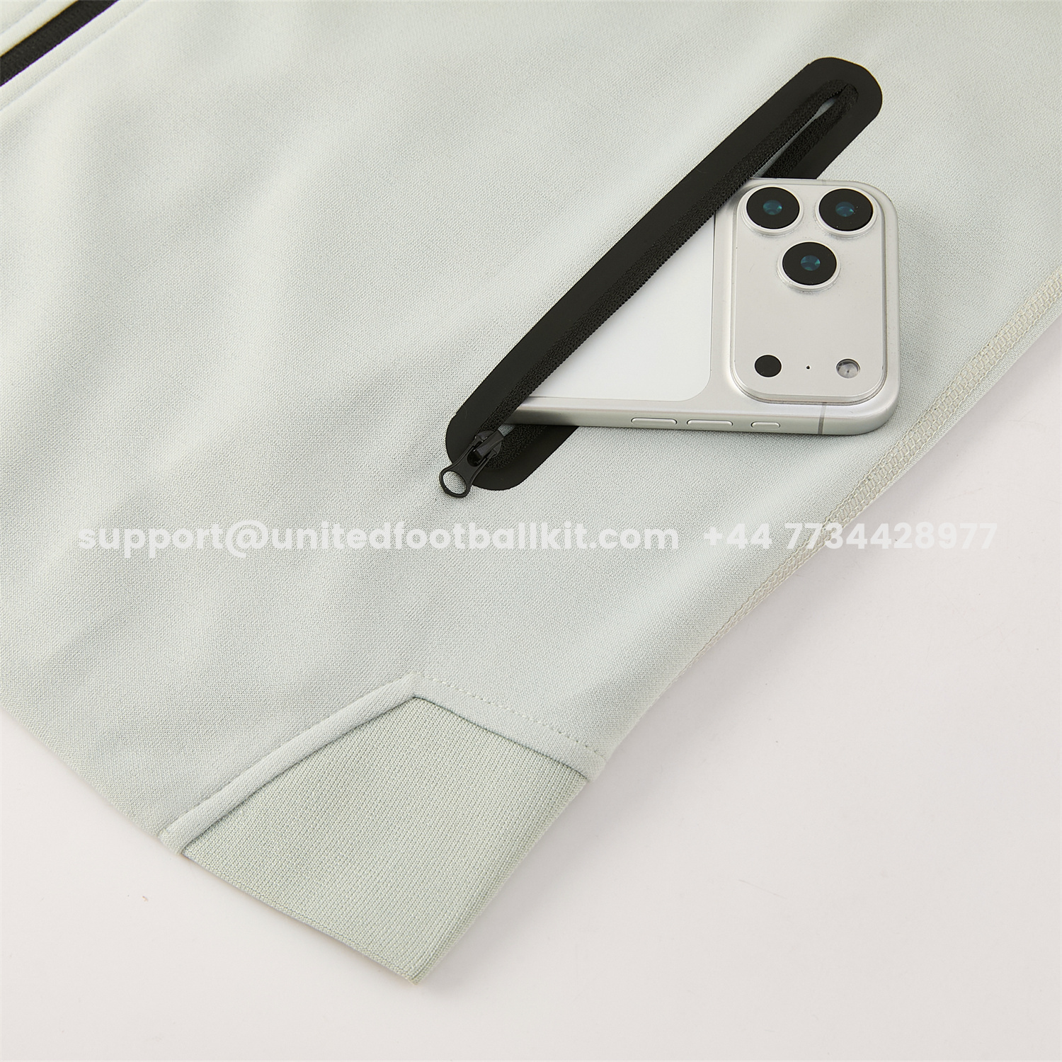 Unitedfootballkit.com | Inter Milan 25-26 Hooded Windbreaker Training Set - Grey Green Top & Pants -Customize Name, Number and Patch | Worldwide Shipping