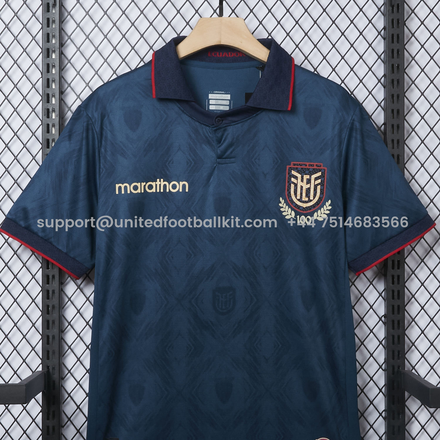 Unitedfootballkit.com | Ecuador 2025 Centenary Away Jersey - Fans Version -Customize Name, Number and Patch | Worldwide Shipping