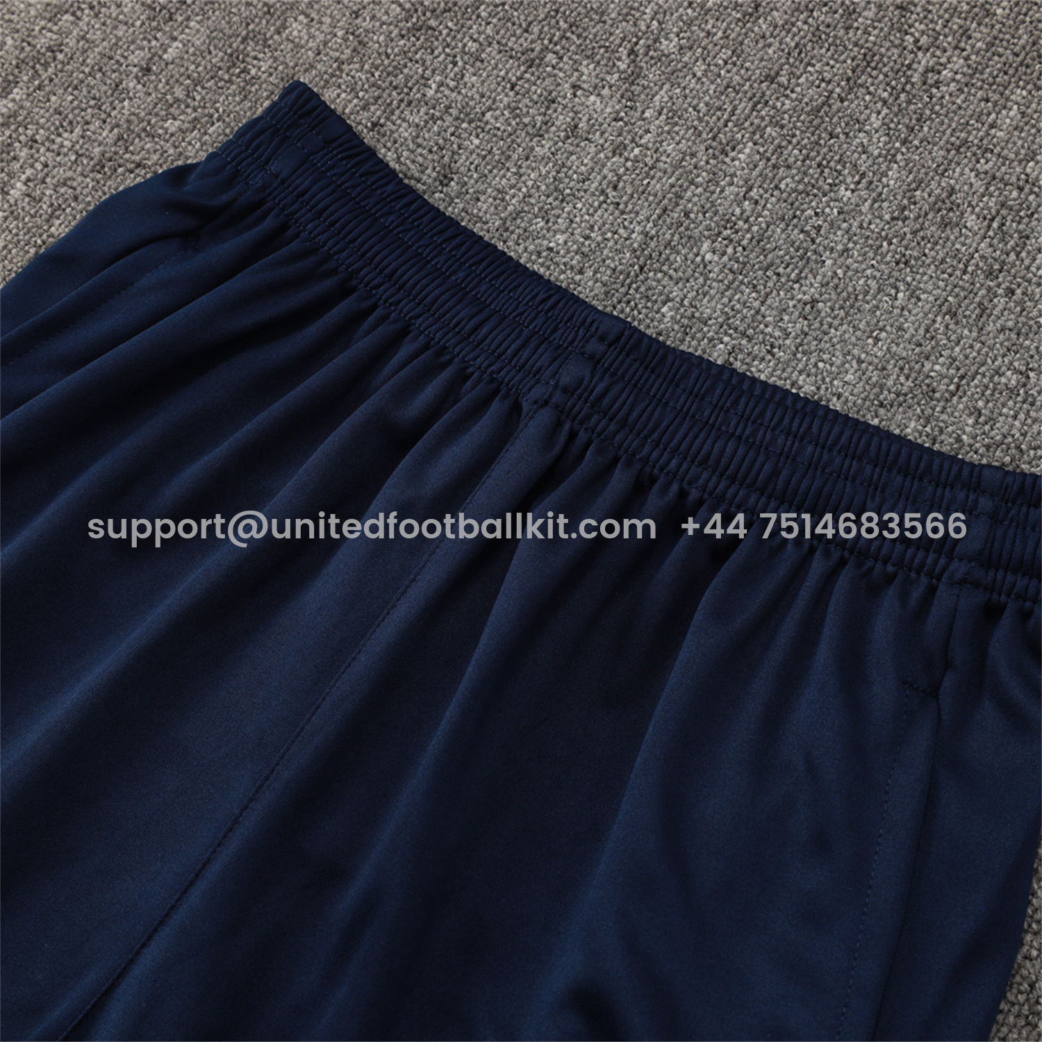 Unitedfootballkit.com | Barcelona 25-26 Vest Training Set - Deep Blue Black Vest and Shorts -Customize Name, Number and Patch | Worldwide Shipping