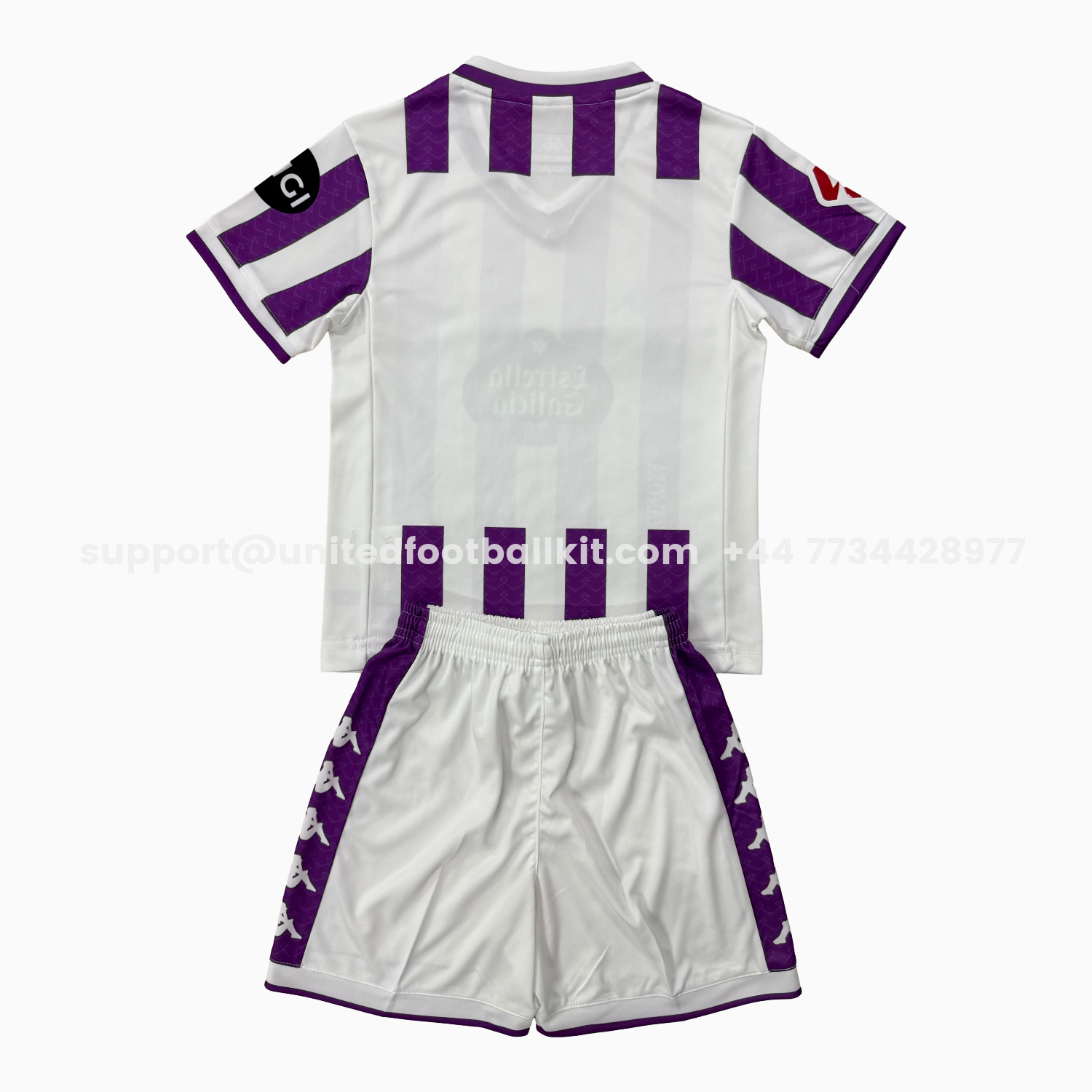 Unitedfootballkit.com | Valladolid 25-26 Home Men's Adult Jersey Set - Fans Version -Customize Name, Number and Patch | Worldwide Shipping