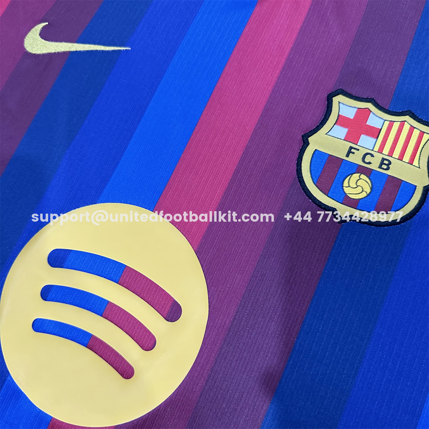 Unitedfootballkit.com | Barcelona 26-27 Home Jersey - Fans Version -Customize Name, Number and Patch | Worldwide Shipping
