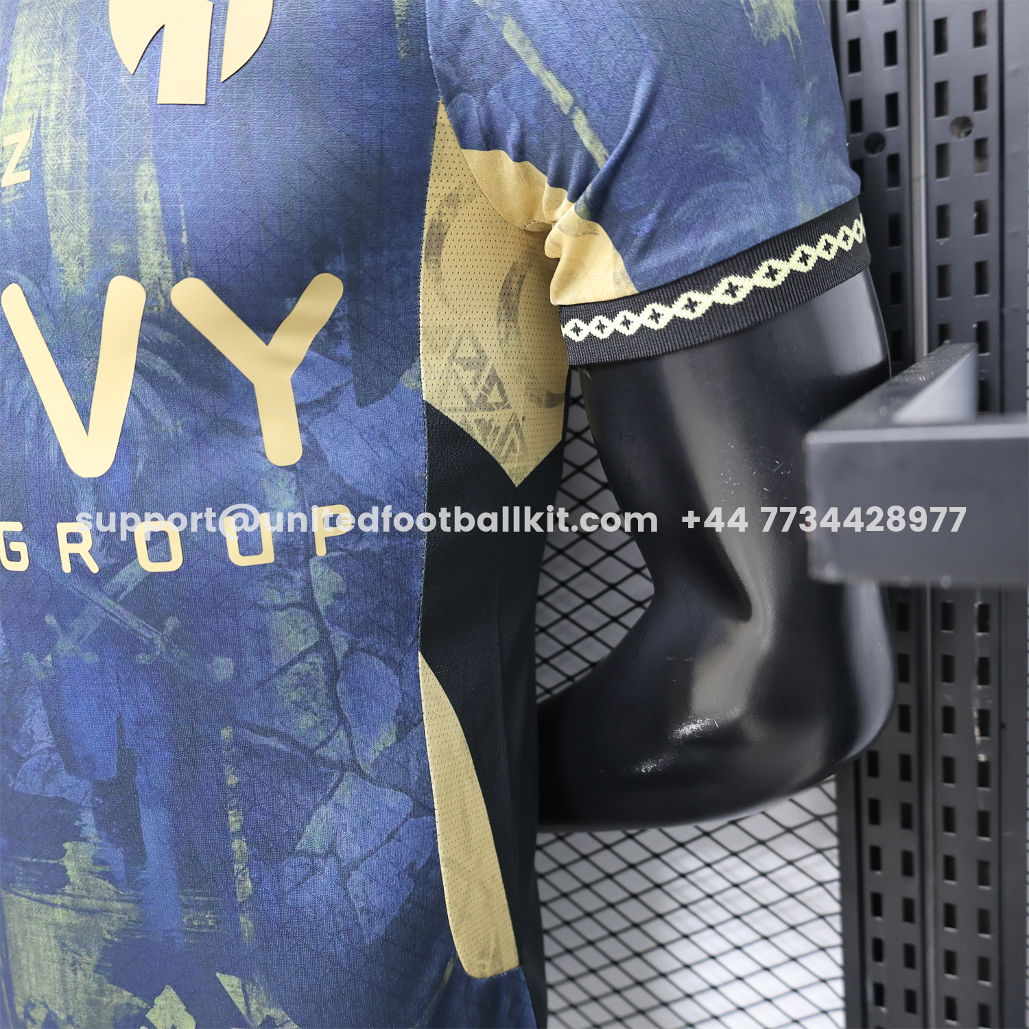 Unitedfootballkit.com | Al Hilal Riyadh Crescent 26-27 Navy blue Special Jersey - Player Version -Customize Name, Number and Patch | Worldwide Shipping
