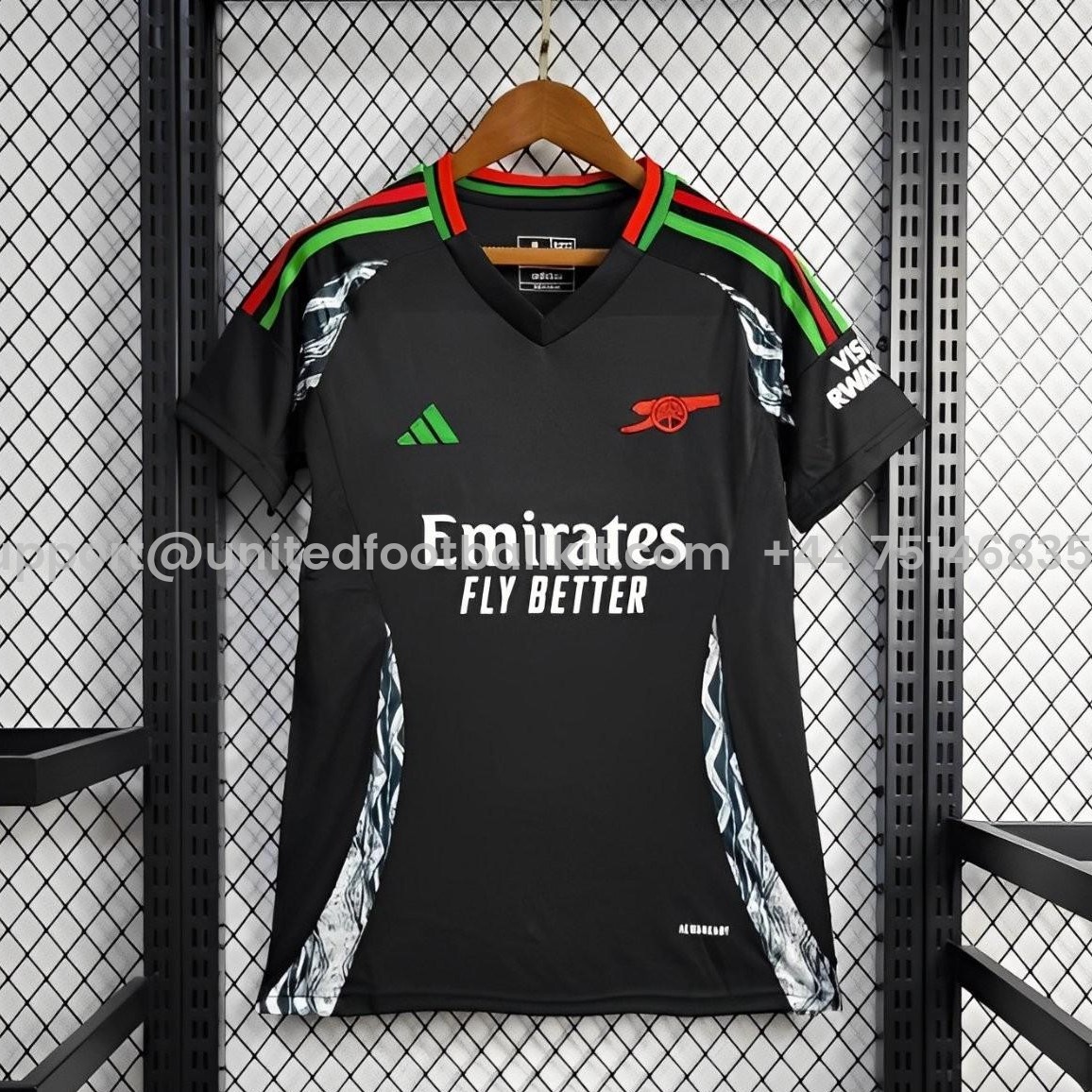 Unitedfootballkit.com | Women's Arsenal 24-25 Away Jersey -Customize Name, Number and Patch | Worldwide Shipping