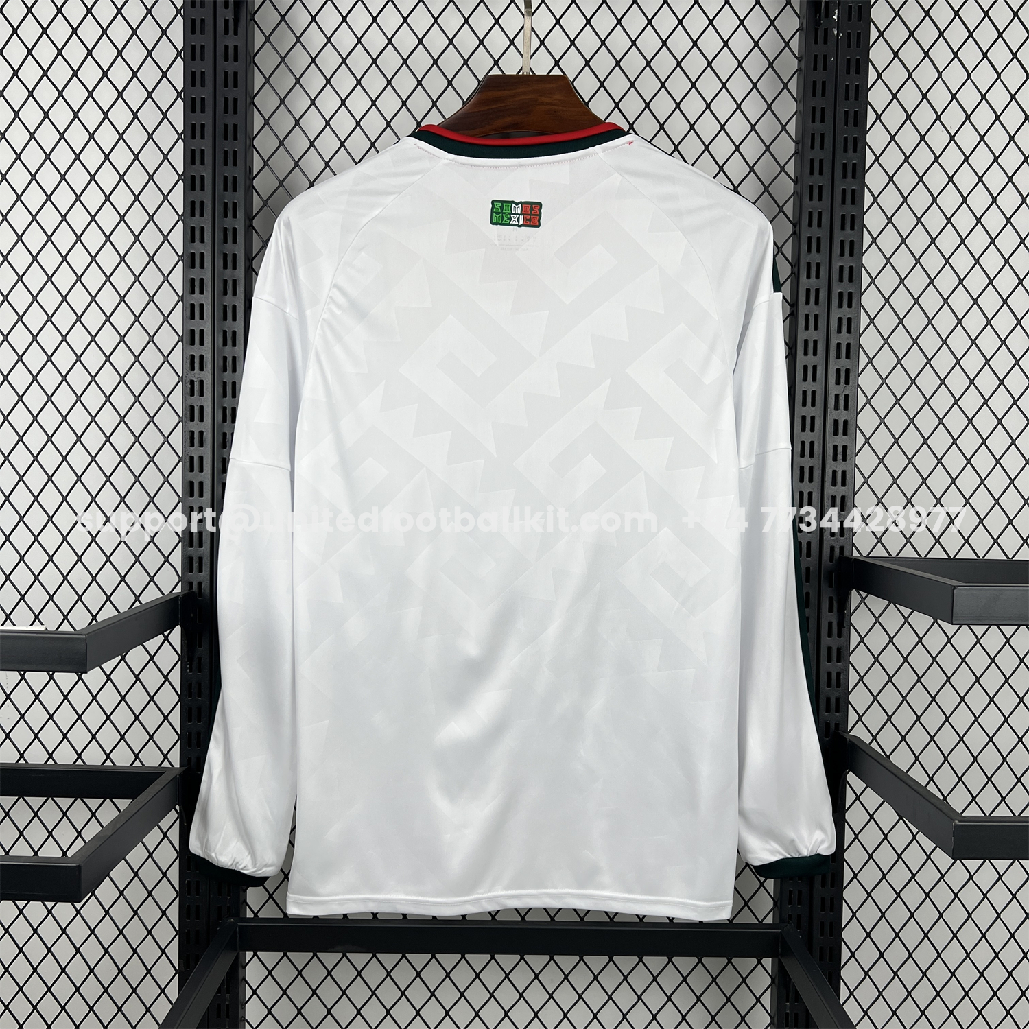 Unitedfootballkit.com | Mexico 2026 Away Long Sleeves Jersey - Fans Version -Customize Name, Number and Patch | Worldwide Shipping