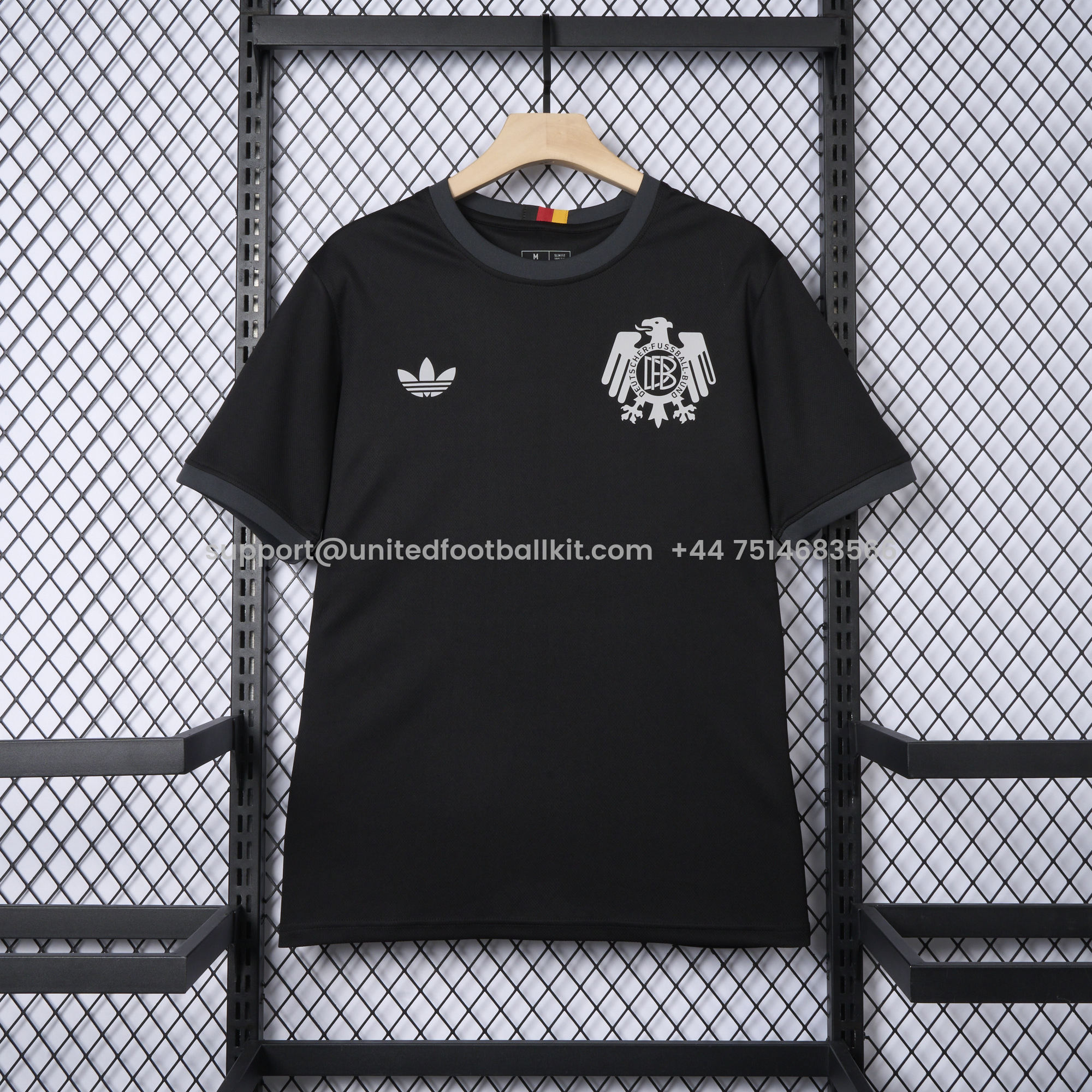 Unitedfootballkit.com | Germany 2025 Black 125-Year Anniversary Jersey - Fans Version -Customize Name, Number and Patch | Worldwide Shipping