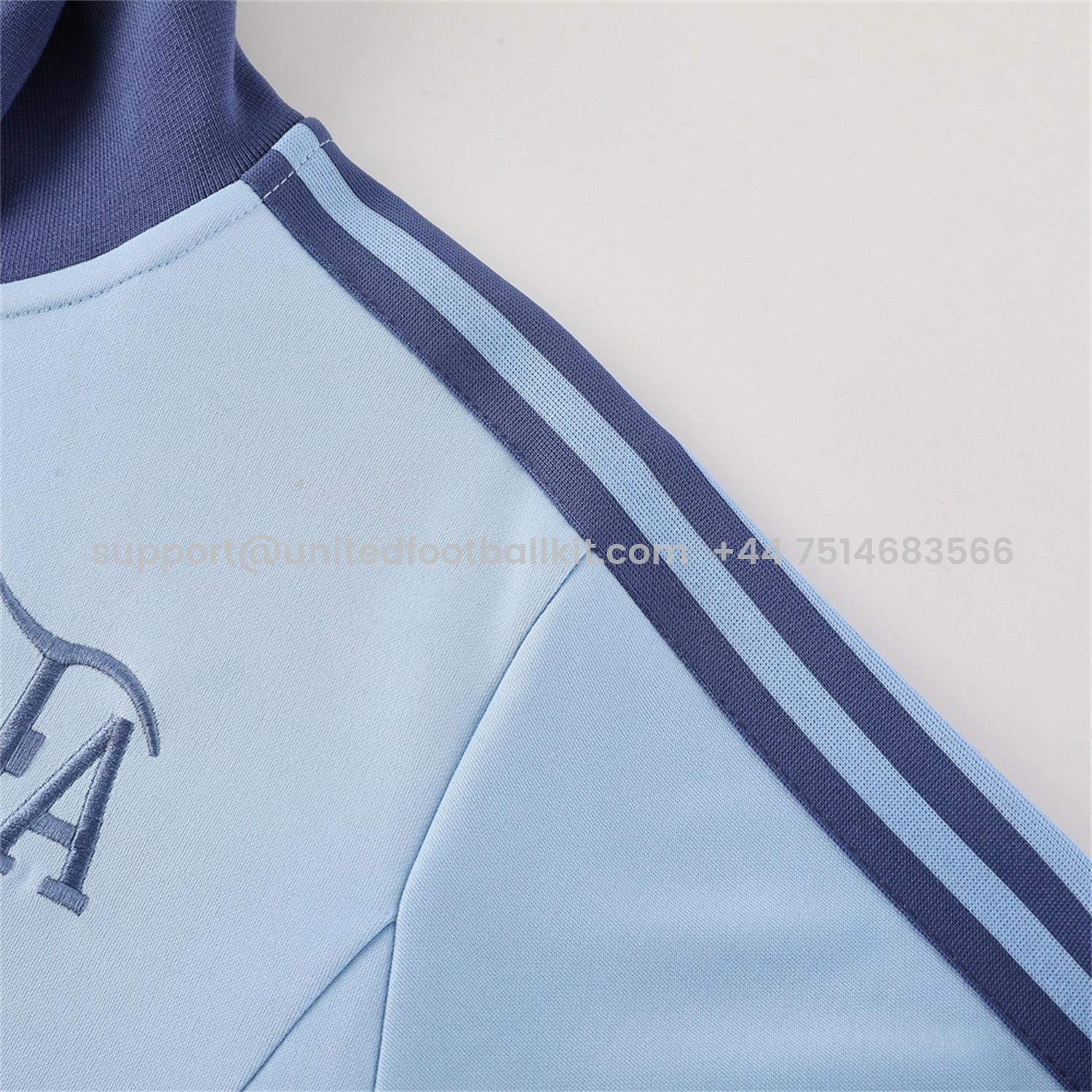 Unitedfootballkit.com | Argentina 24-25 Throwback Jacket Training Tracksuit - Light Blue Jackets & Blue Pants -Customize Name, Number and Patch | Worldwide Shipping