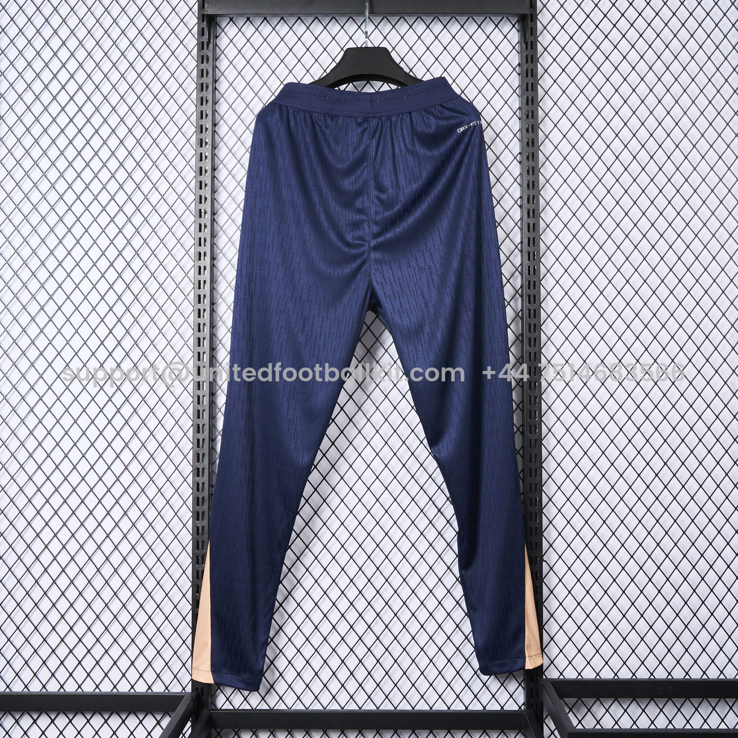 Unitedfootballkit.com | Barcelona 24-25 Deep Blue Training Pants - Player Version -Customize Name, Number and Patch | Worldwide Shipping