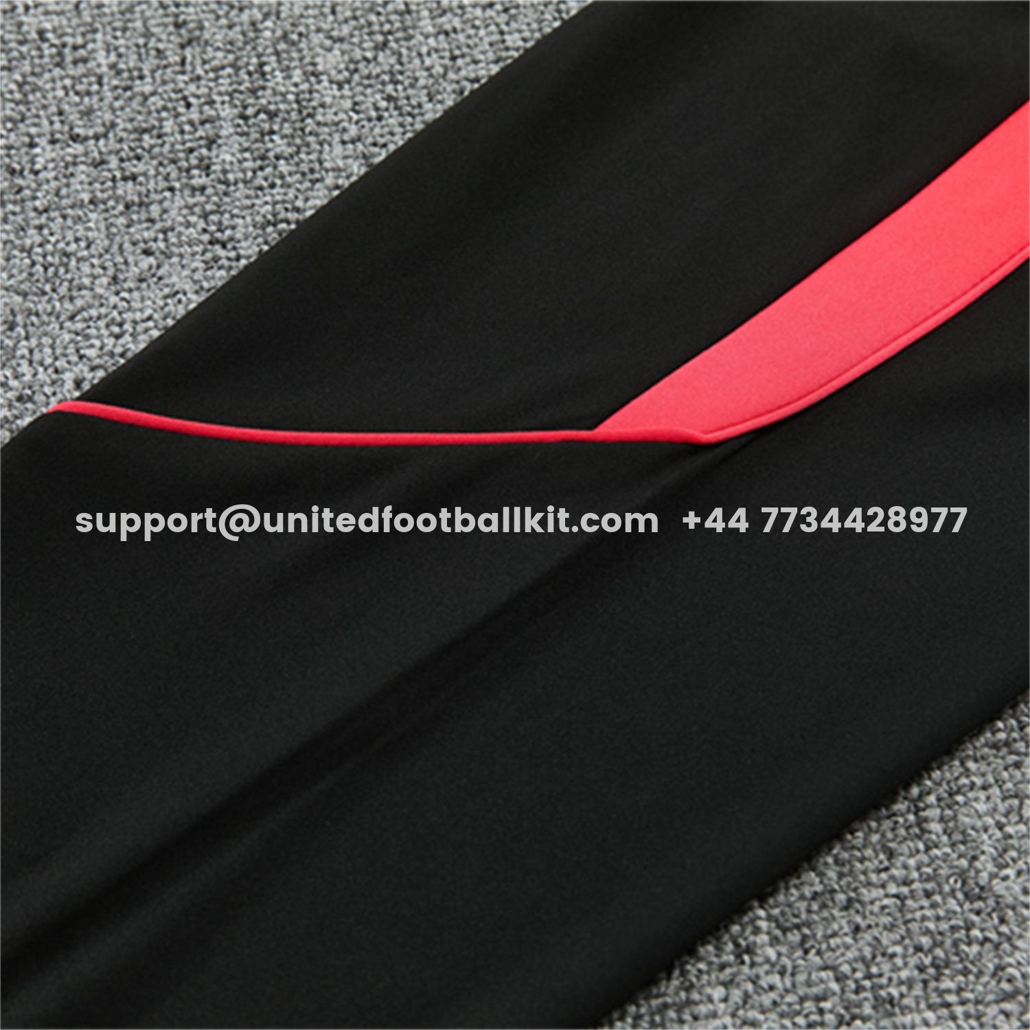 Unitedfootballkit.com | Brazil X JD 2026 Kids Long Sleeves Training Set - Black Top And Black Orange Pants -Customize Name, Number and Patch | Worldwide Shipping