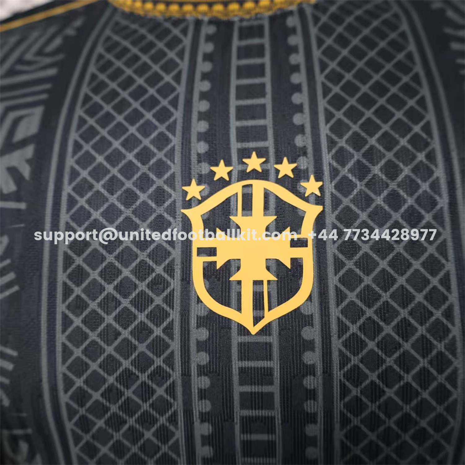 Unitedfootballkit.com | Brazil 2026 COMMA Black Neymar Special Jersey - Player Version -Customize Name, Number and Patch | Worldwide Shipping