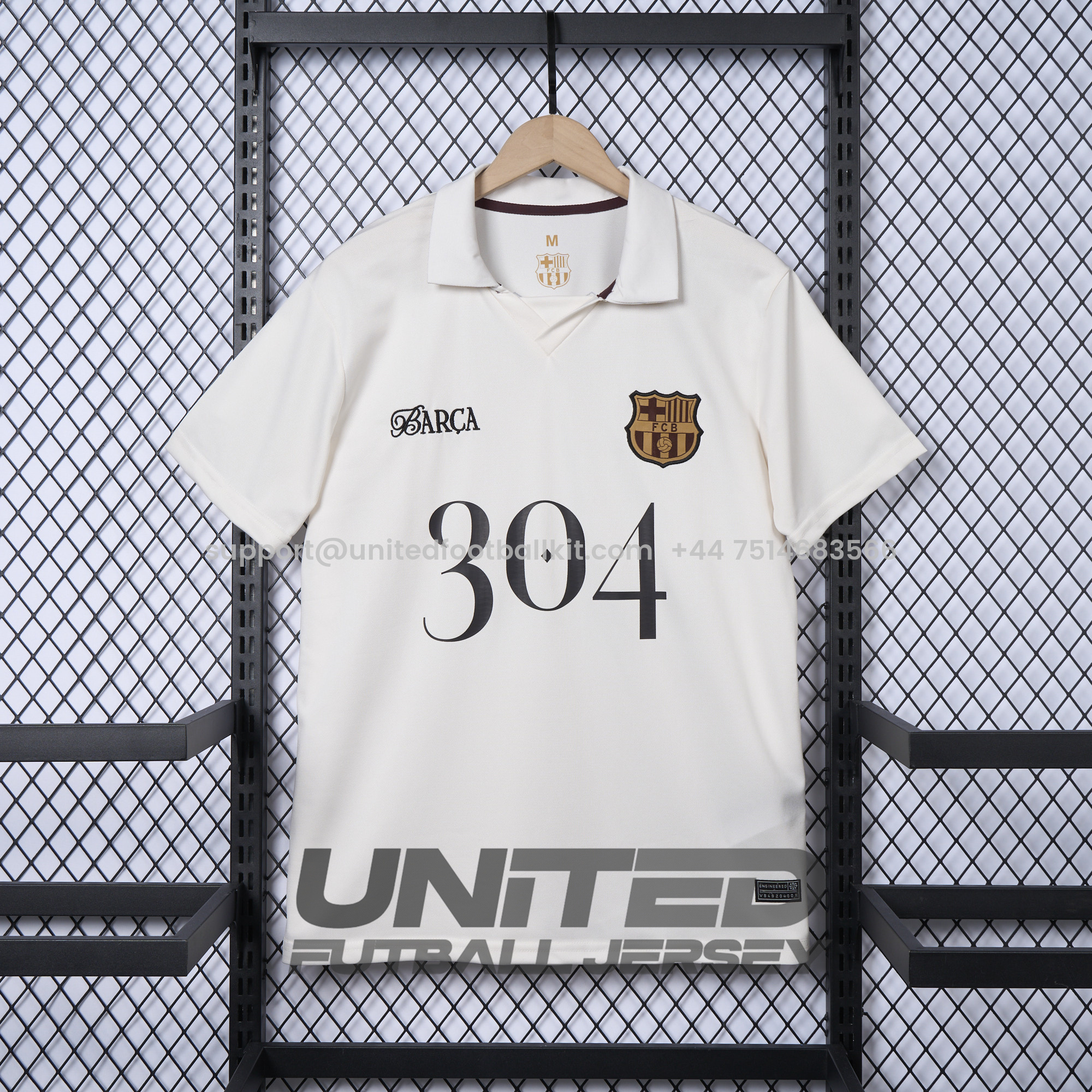 Unitedfootballkit.com | Barcelona 24-25 Yamal Anniversary White Jersey - Fans Version -Customize Name, Number and Patch | Worldwide Shipping