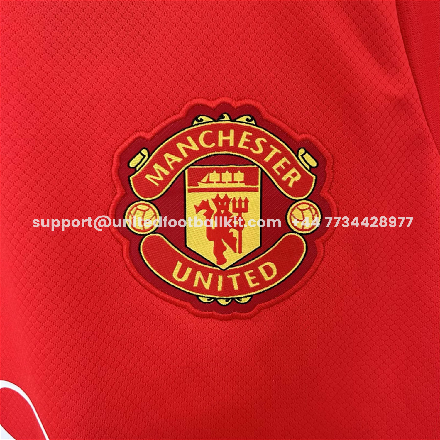 Unitedfootballkit.com | Manchester United 26-27 Home Jersey - Fans Version -Customize Name, Number and Patch | Worldwide Shipping