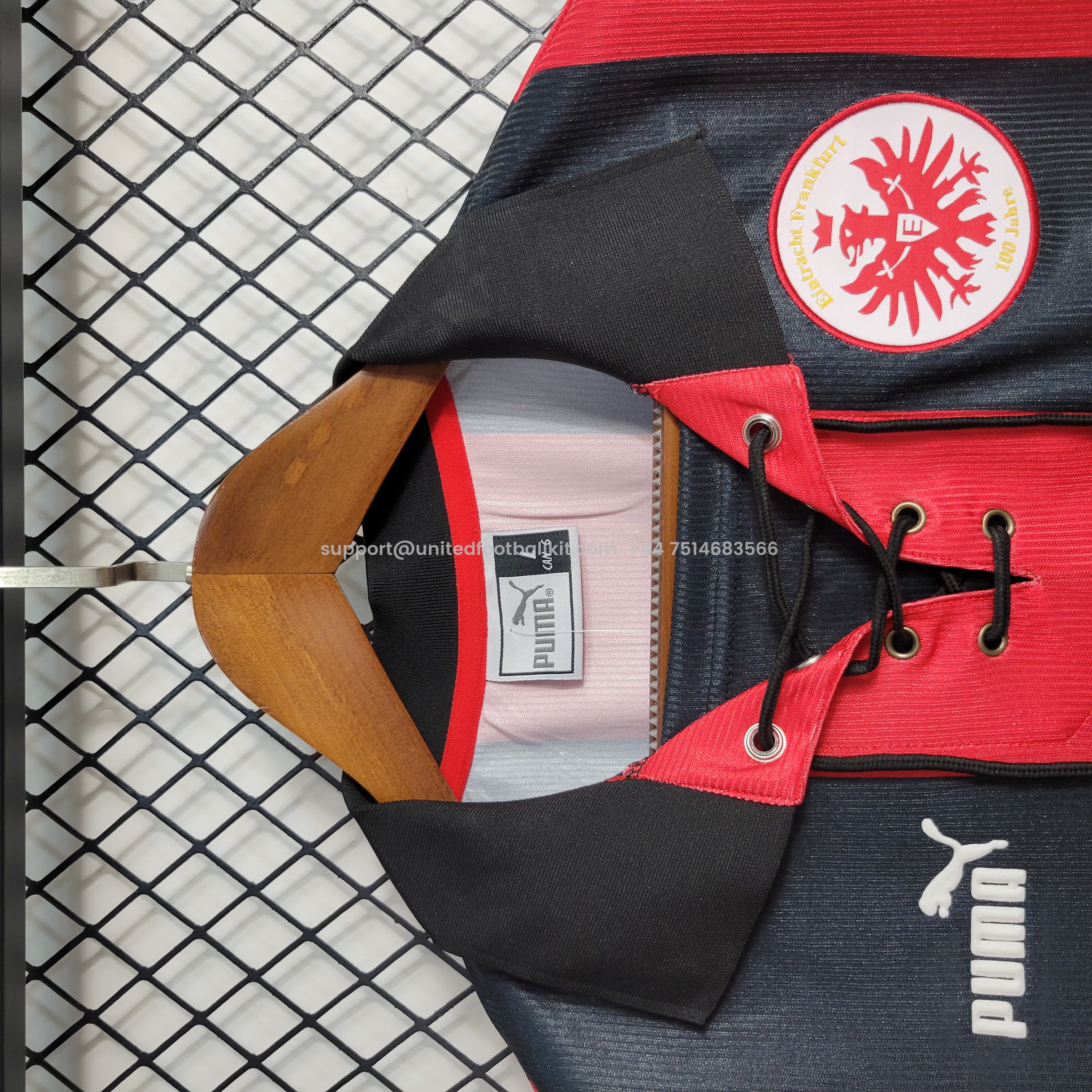 Unitedfootballkit.com | Retro Frankfurt 1998-00 Home Stadium Jersey -Customize Name, Number and Patch | Worldwide Shipping