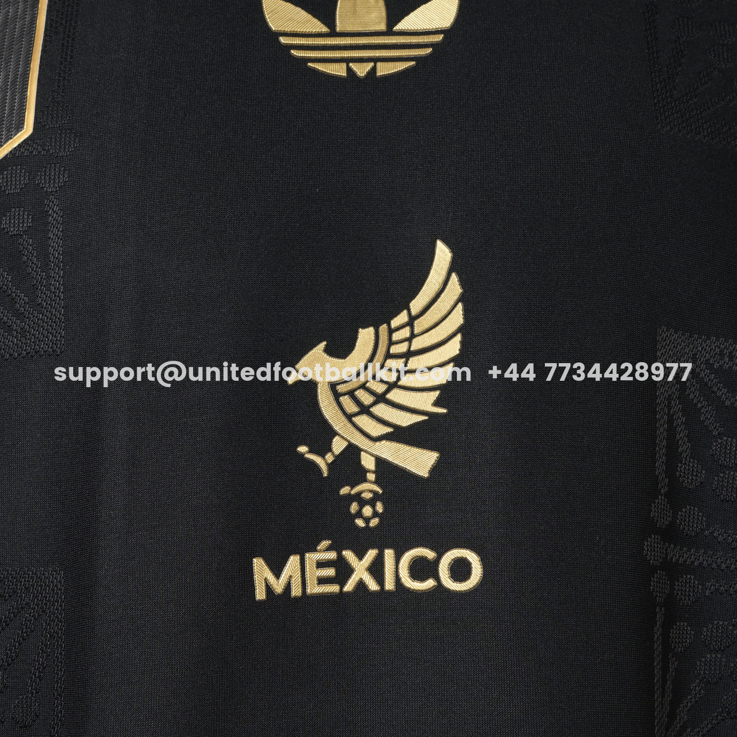 Unitedfootballkit.com | Mexico 2025 Gold Cup Home Black Jersey - Player Version -Customize Name, Number and Patch | Worldwide Shipping