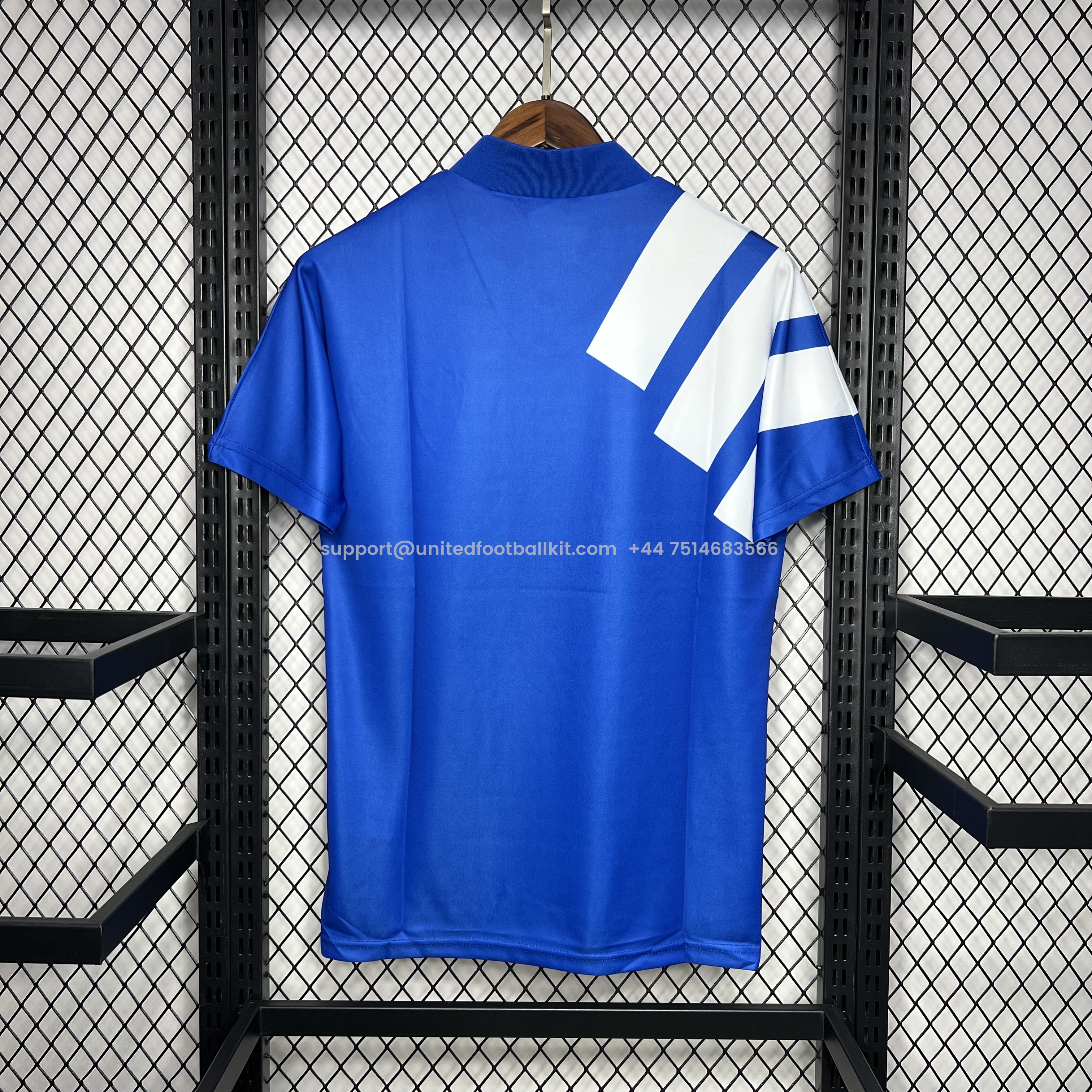 Unitedfootballkit.com | Retro Real Zaragoza 1992-93 Away Jersey -Customize Name, Number and Patch | Worldwide Shipping