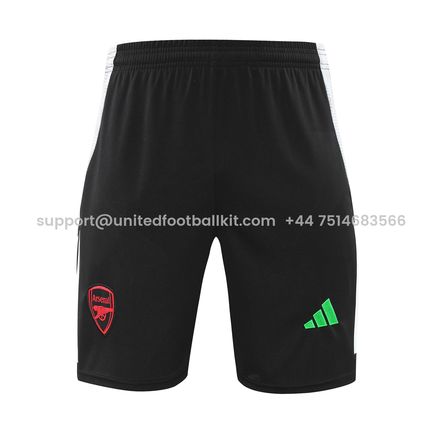 Unitedfootballkit.com | Arsenal 24-25 Vest Training Set - Black -Customize Name, Number and Patch | Worldwide Shipping