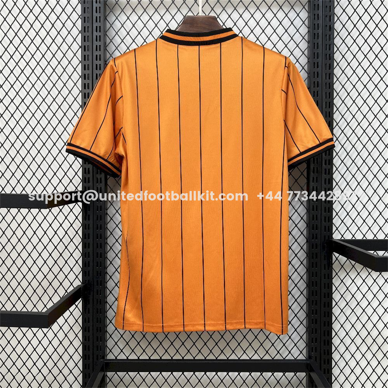 Unitedfootballkit.com | Retro Wolverhampton Wanderers Wolves 1985-86 Home Jersey -Customize Name, Number and Patch | Worldwide Shipping