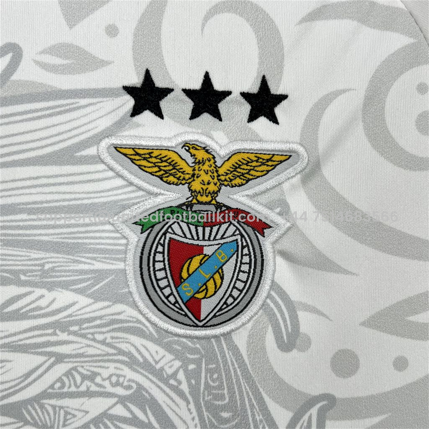 Unitedfootballkit.com | Benfica 24-25 White Concept Jersey - Fans Version -Customize Name, Number and Patch | Worldwide Shipping