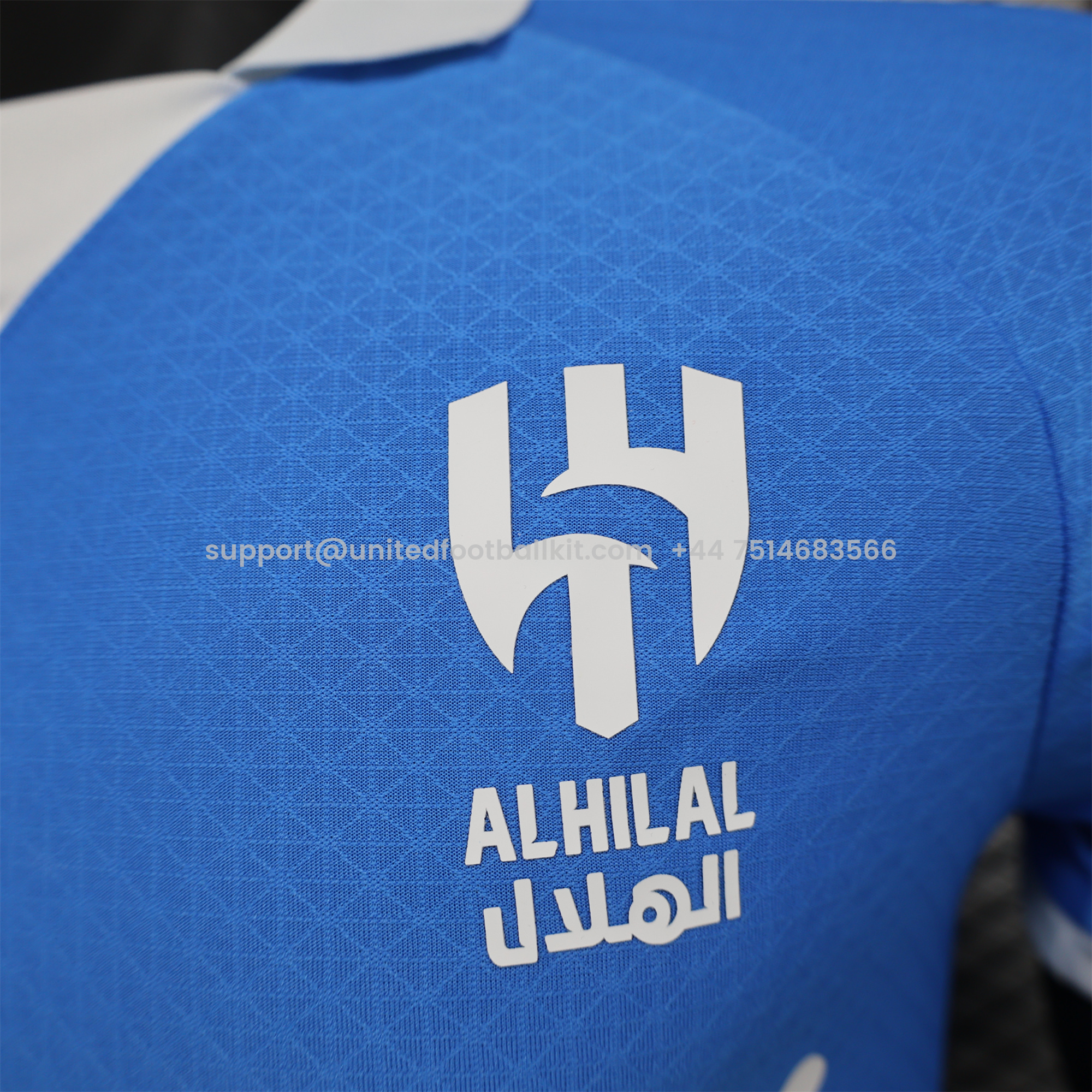 Unitedfootballkit.com | Al Hilal Riyadh Crescent 24-25 Anniversary Special Jersey - Player Version -Customize Name, Number and Patch | Worldwide Shipping