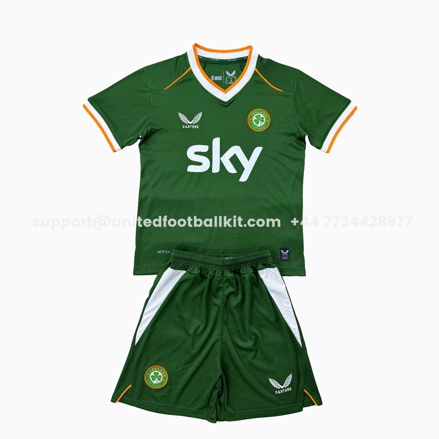 Unitedfootballkit.com | Ireland 2026 Home Men's Adult Jersey Set - Fans Version -Customize Name, Number and Patch | Worldwide Shipping
