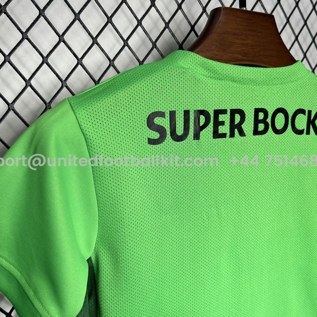 Unitedfootballkit.com | Sporting CP Portugal 24-25 Third Kids Kit -Customize Name, Number and Patch | Worldwide Shipping