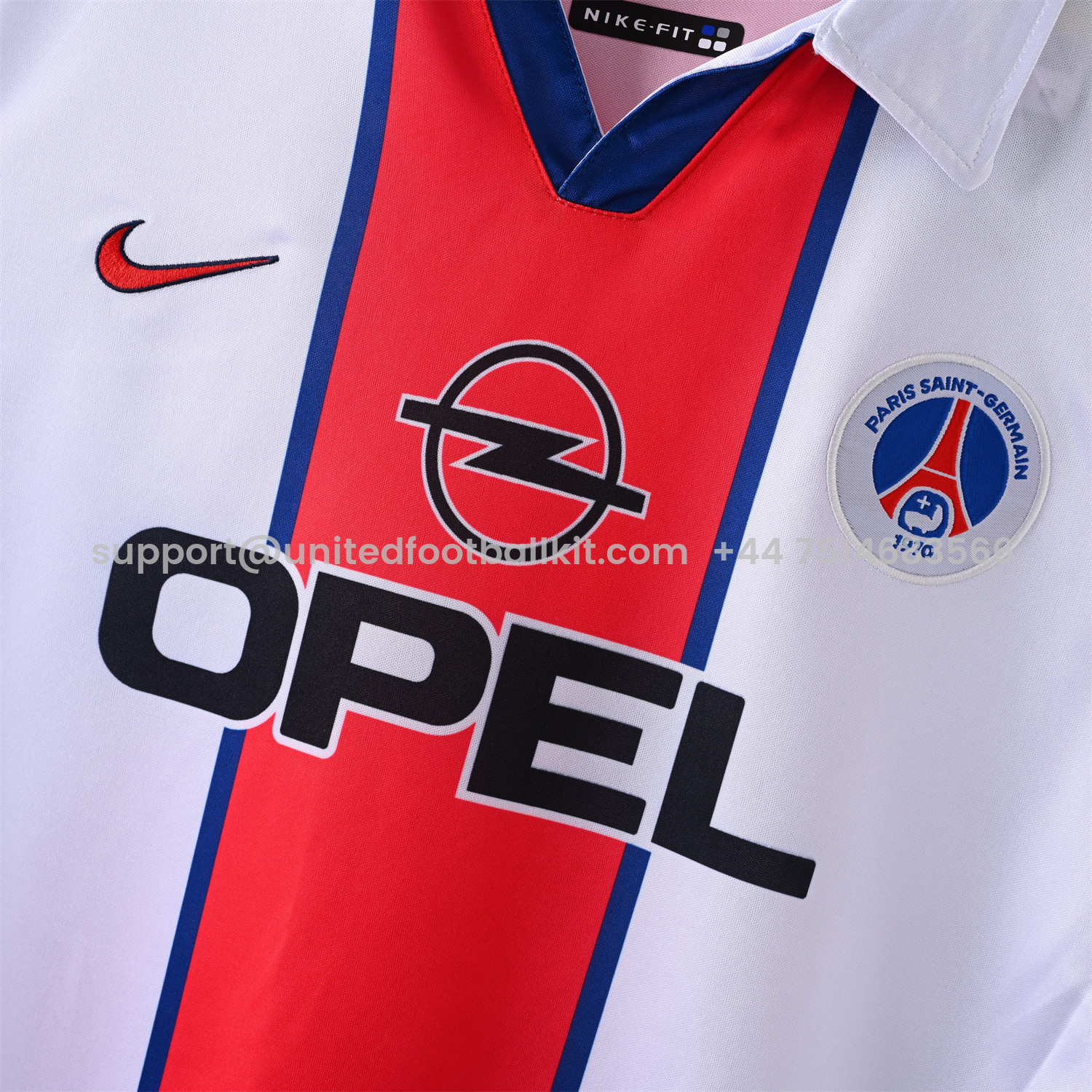 Unitedfootballkit.com | Retro Paris Saint-Germain PSG 1998-99 Away Jersey -Customize Name, Number and Patch | Worldwide Shipping