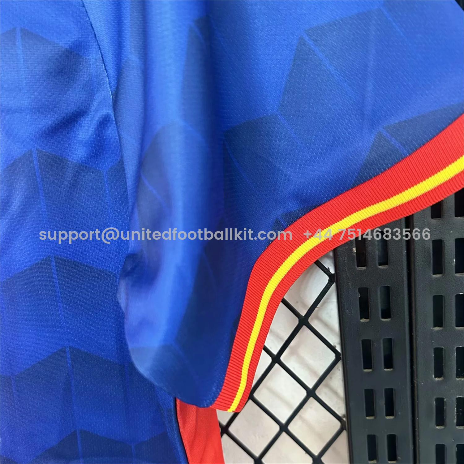 Unitedfootballkit.com | Spain 25-26 Red and Blue Throwback Style Jersey - Fans Version -Customize Name, Number and Patch | Worldwide Shipping