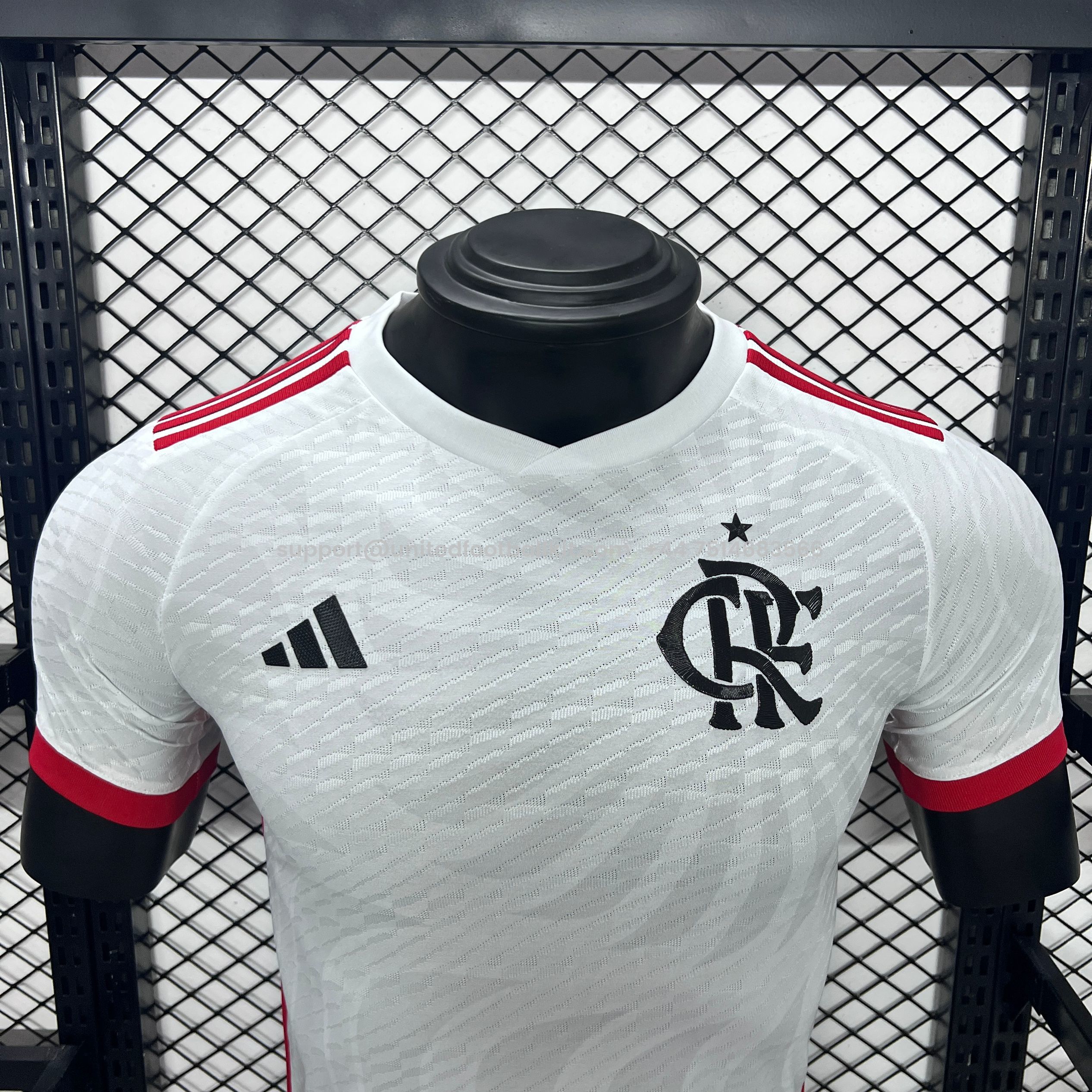 Unitedfootballkit.com | Flamengo 2024 Away Stadium Jersey - Player Version -Customize Name, Number and Patch | Worldwide Shipping