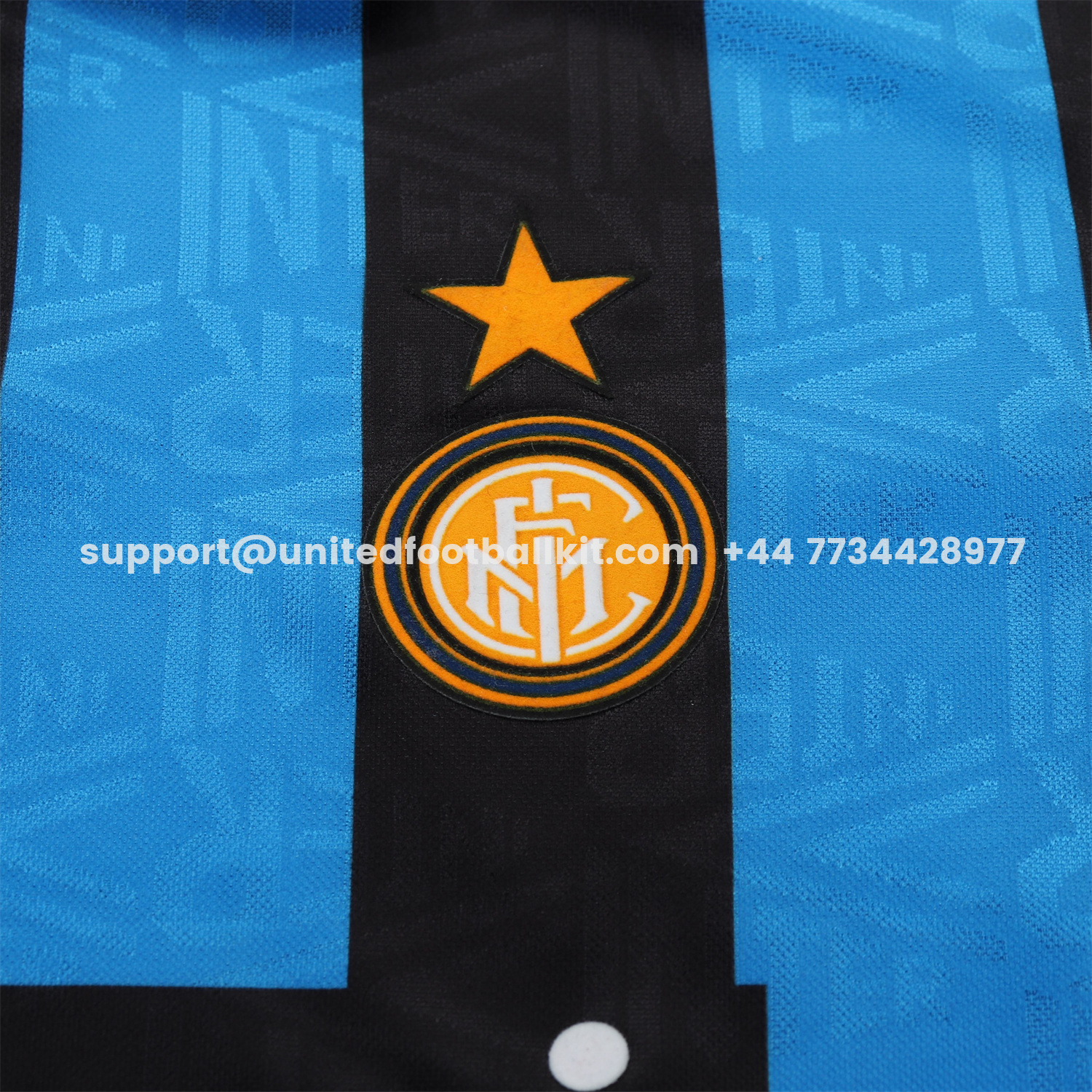 Unitedfootballkit.com | Retro Inter Milan 1992-94 Home Kids Kit -Customize Name, Number and Patch | Worldwide Shipping