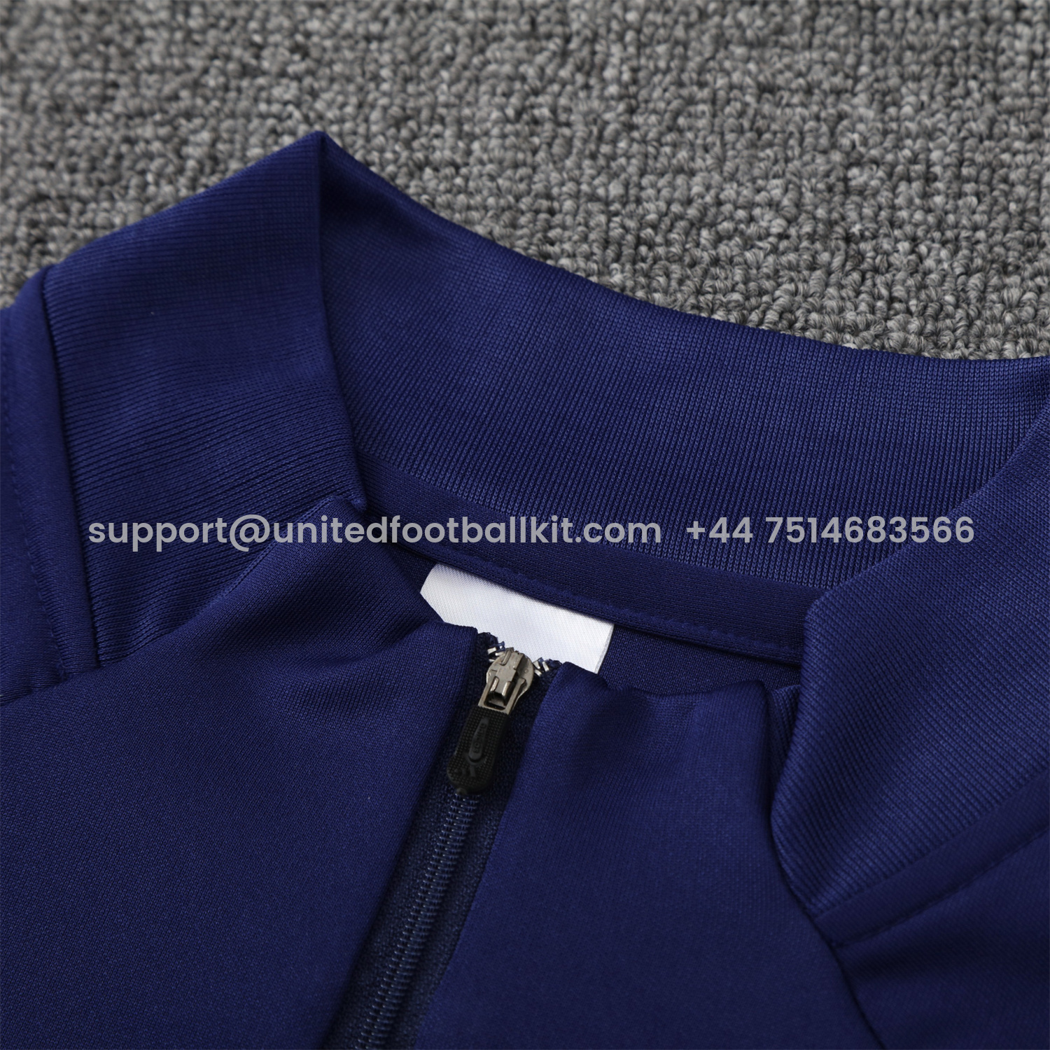 Unitedfootballkit.com | Flamengo 25-26 Long Sleeve Training Set - Deep Blue Top & Deep Blue Pants -Customize Name, Number and Patch | Worldwide Shipping